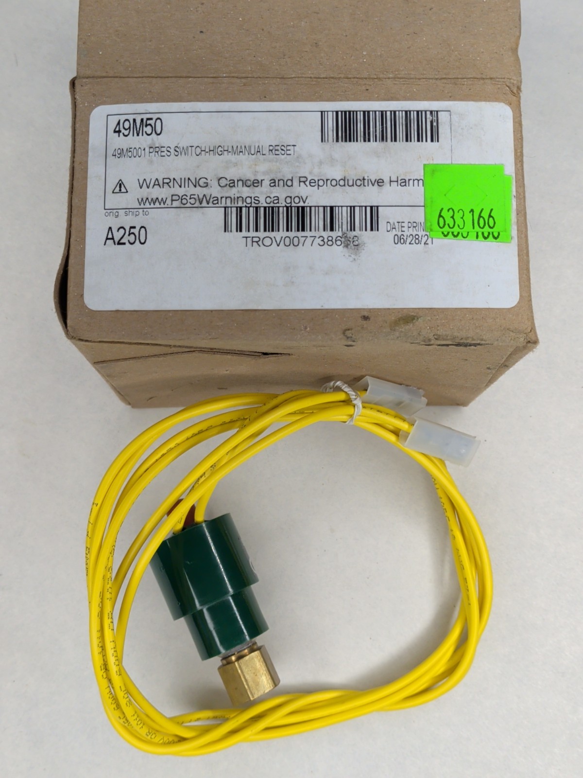 Sensata 49M50 Pressure Switch