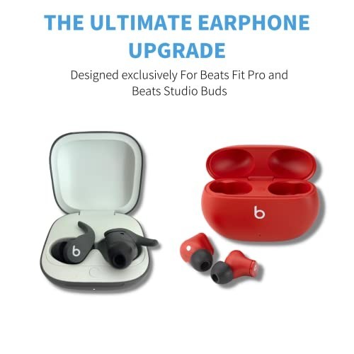 Memory Foam Earbud Tips for Secure Fit & Noise Isolation | 3 Pairs S/M/L - Black