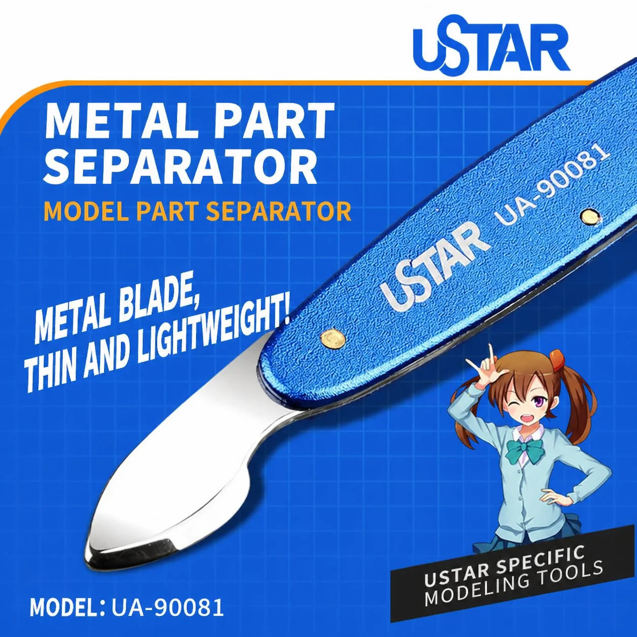 Ustar UA-90081 Model Part Separator Pry Tool for Military Plastic Disassembly
