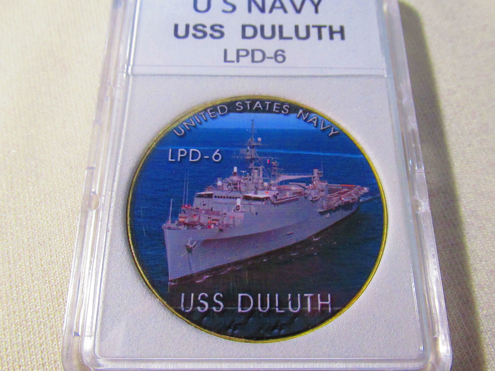US NAVY - USS DULUTH (LPD-6) Challenge Coin
