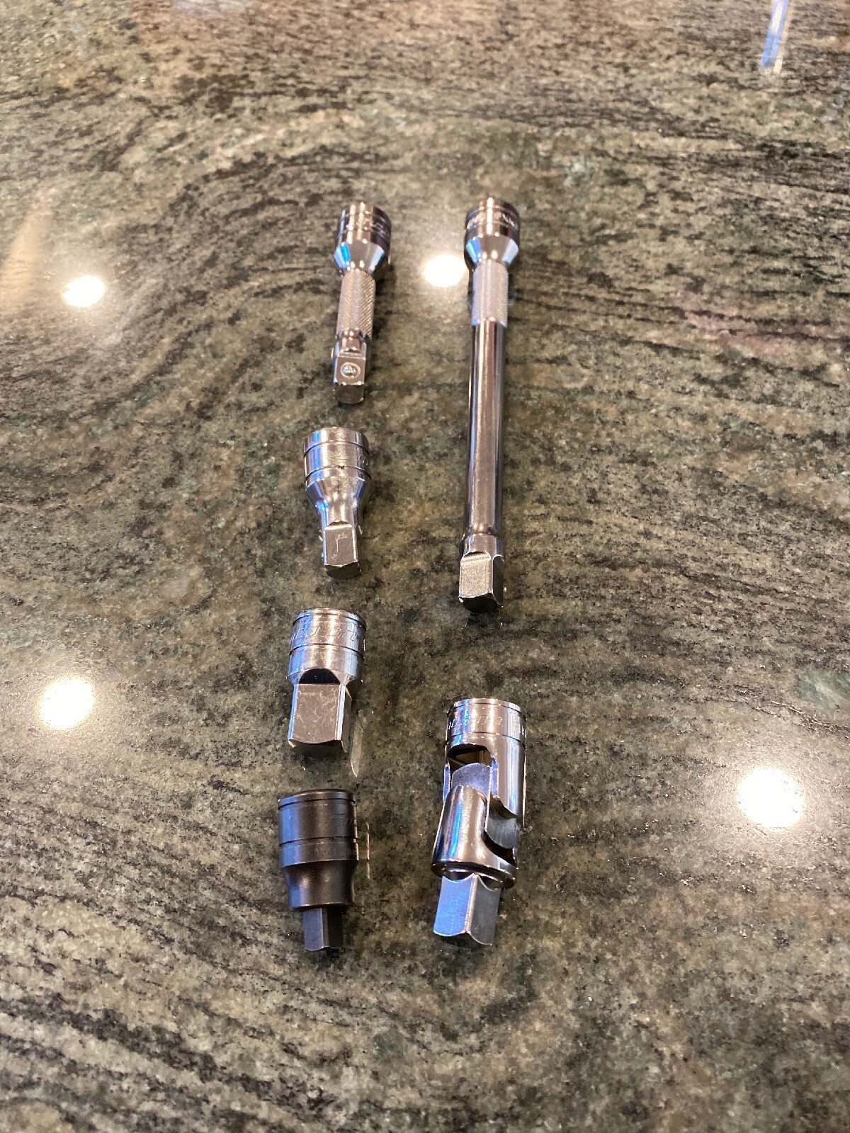 Snap-On 206eau 6 piece 3/8" drive adapter extension set