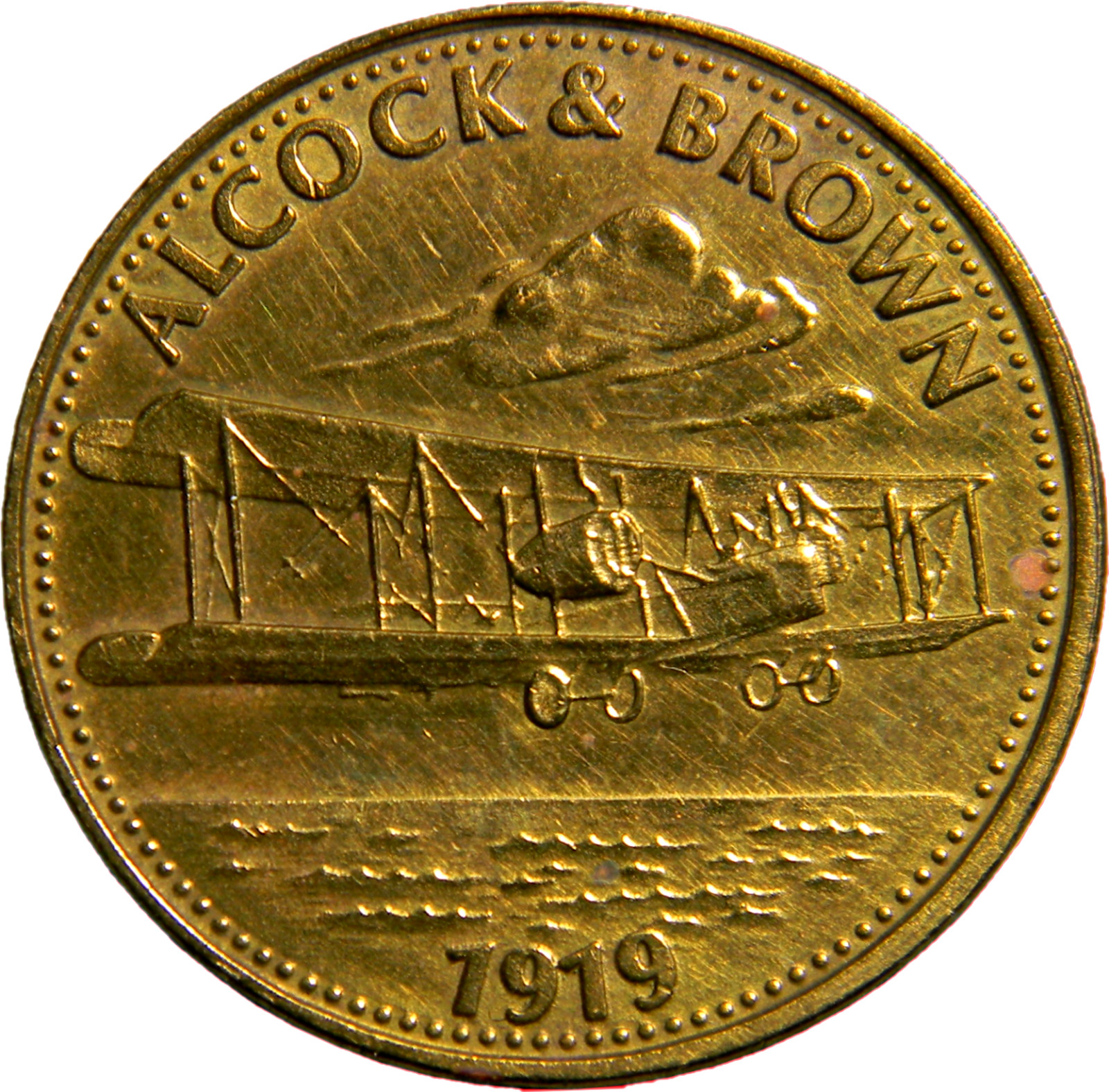 Shell Token -Alcock & Brown ( 03357)