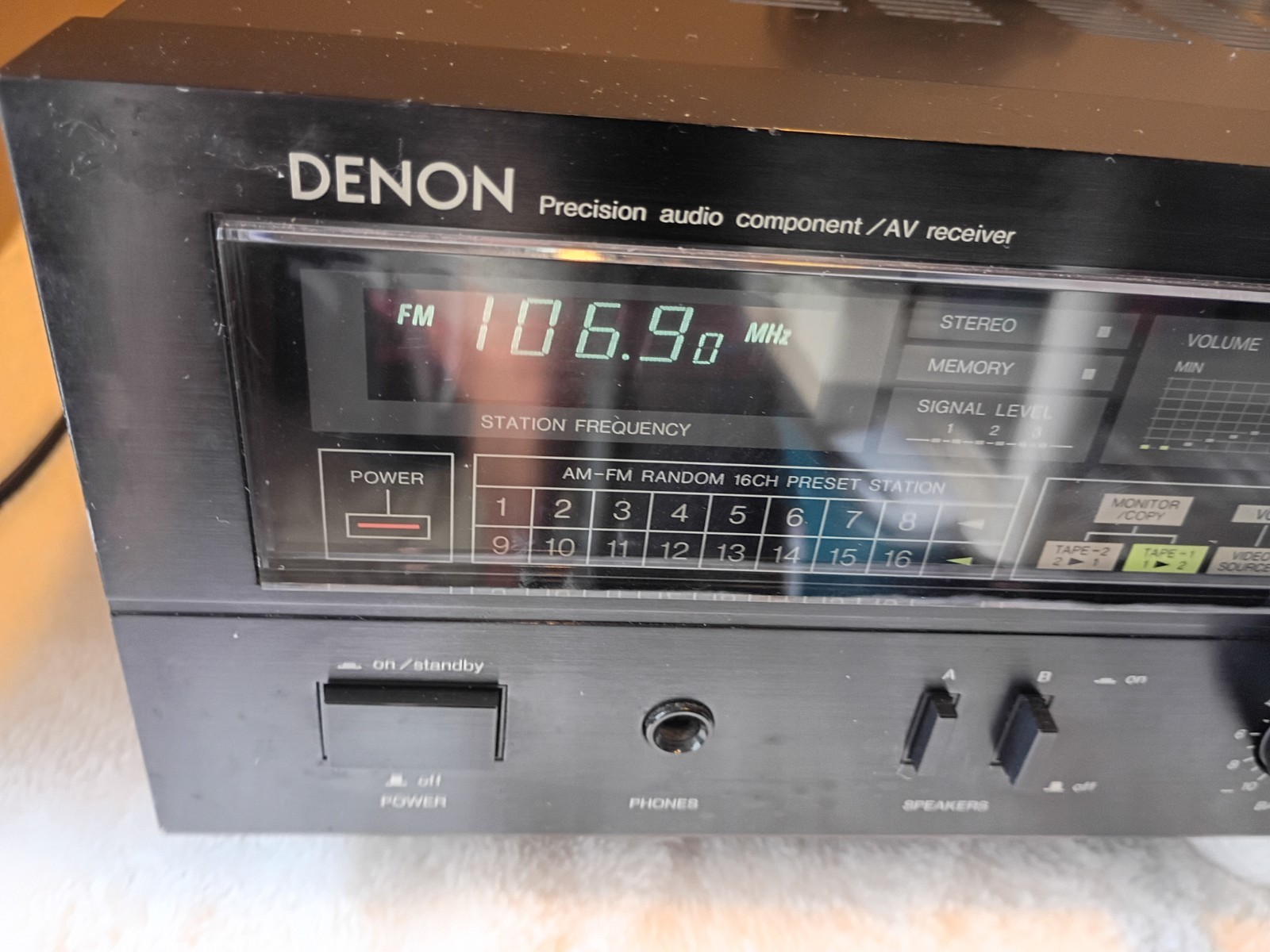 Denon Dra-95vr Precision Audio Component/AV Receiver, TESTED✓ Vintage