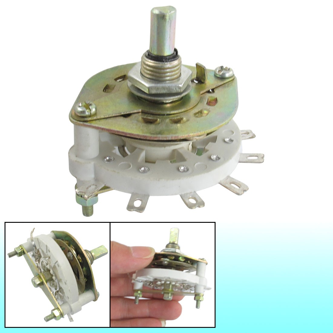 Channel Band Rotary Switch Selector 1-Pole 6-Position 1 Deck