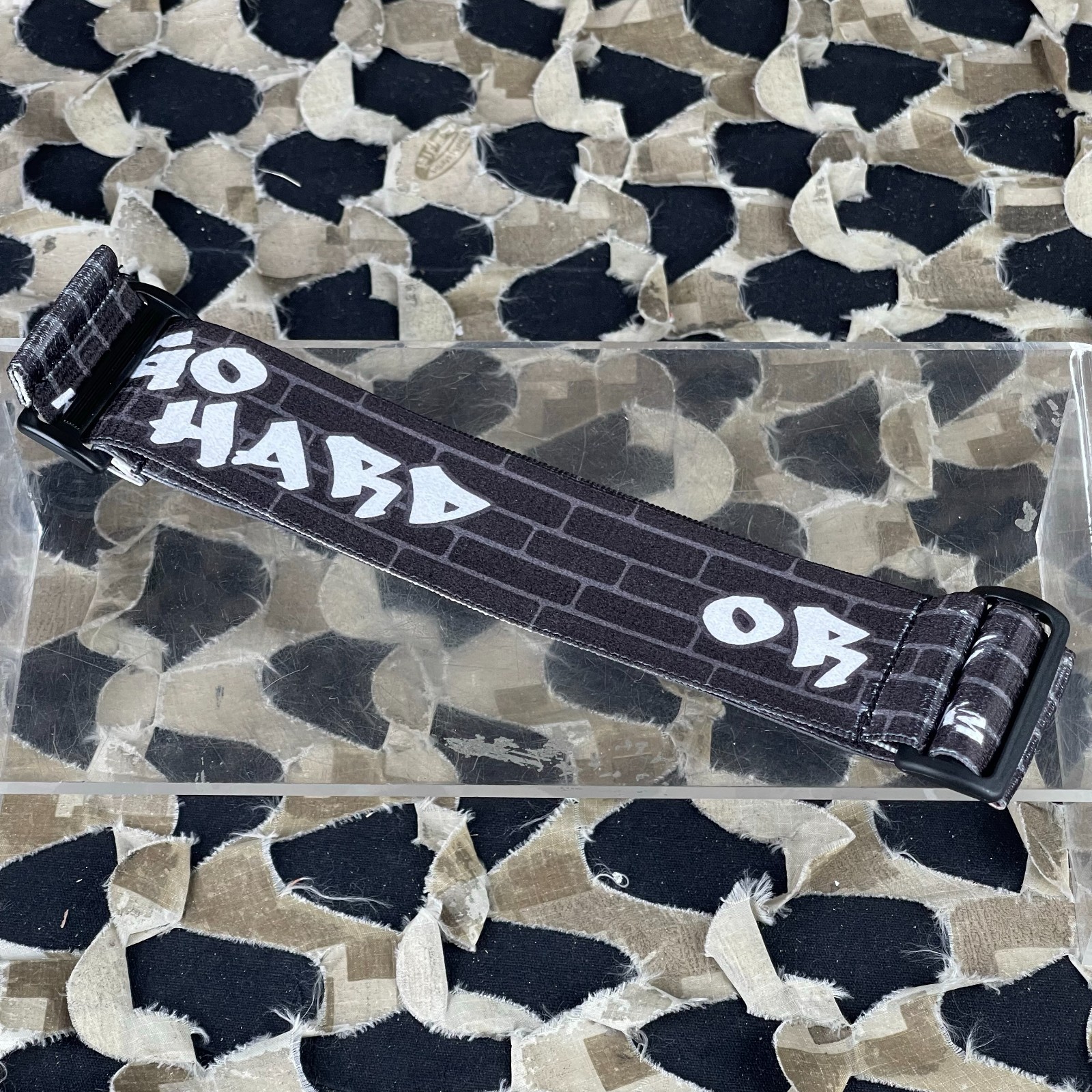 NEW KM Paintball Universal JT Goggle Strap - Go Hard