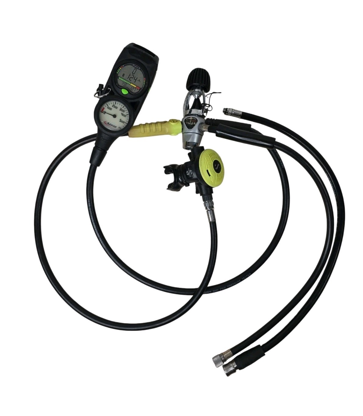 Aqua Lung Titan Regulator & Aeris Atmos 2 Dive Computer Console System