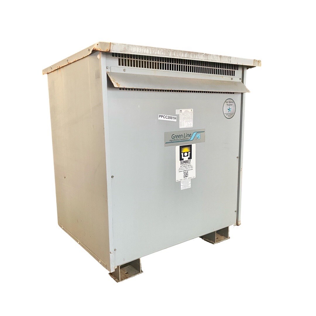 JEFFERSON ELECTRIC TRANSFORMER 15 KVA PRI 480V SEC 208Y/120 3PH 423-3164-055