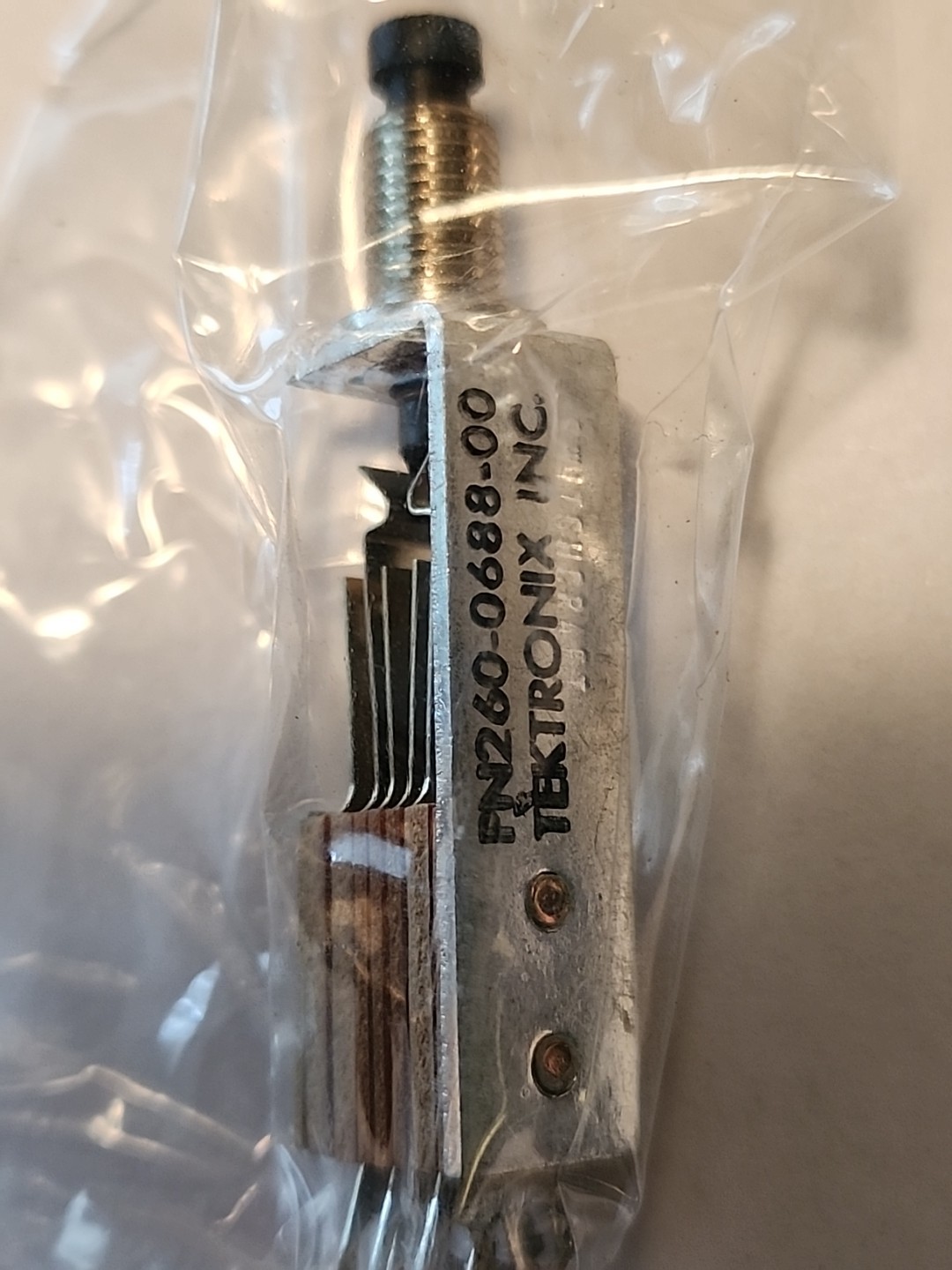Textronix Push Switch PN 260-0688-00, NOS, NIB.