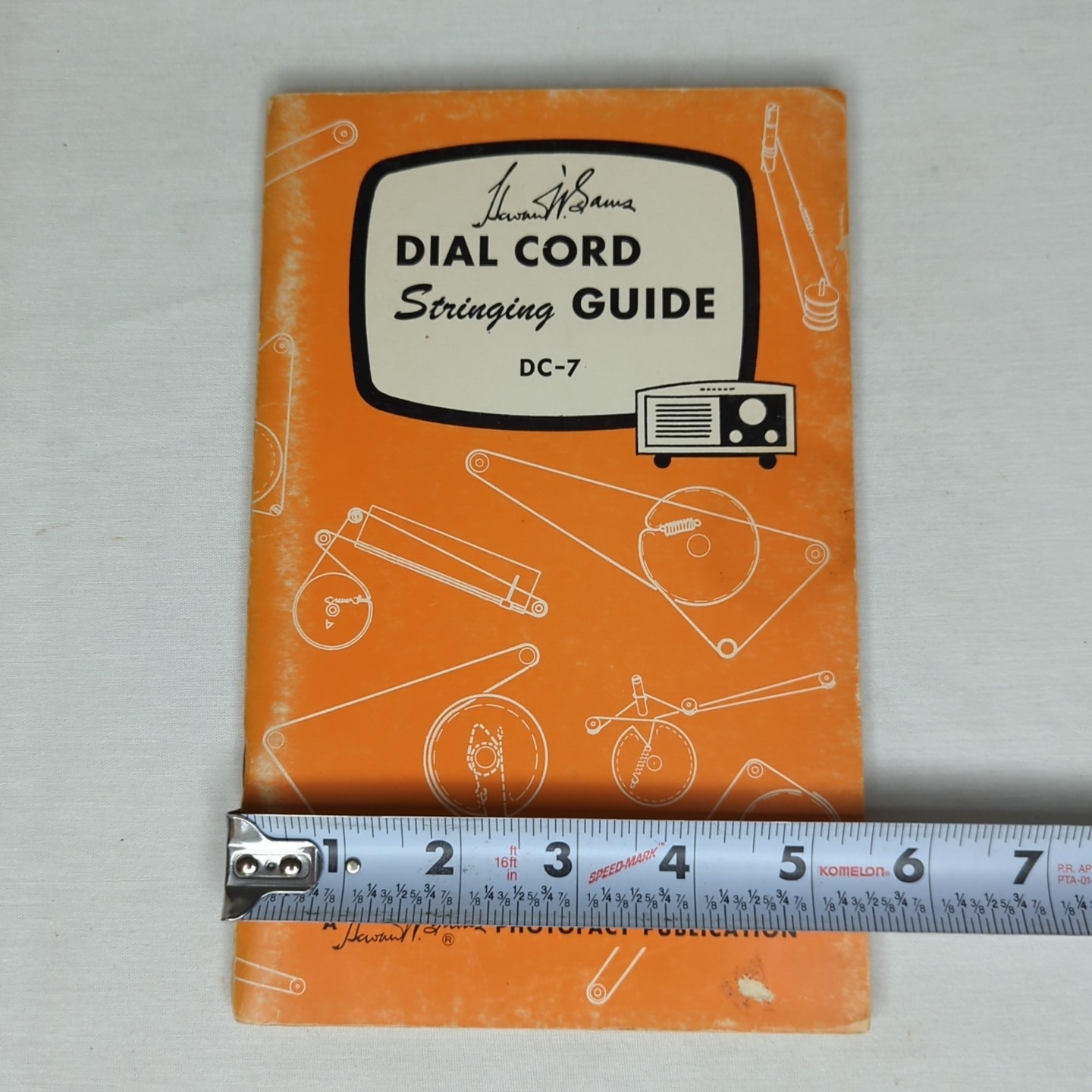 Dial Cord Stringing Guide, DC-7 Sam's Photofacts 1959