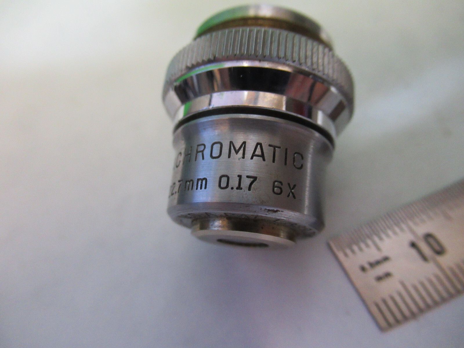 BAUSCH OBJECTIVE 6X STRAIN FREE POL POLARIZATION MICROSCOPE PART &G7-A-24