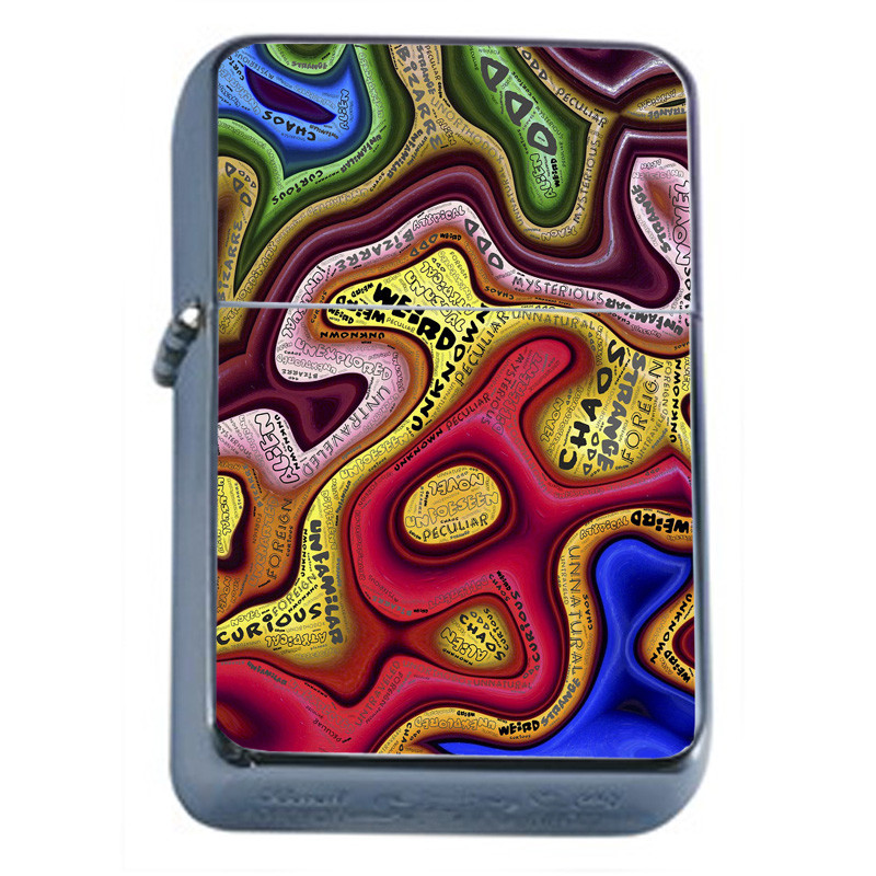 Alien Terms Em1 Flip Top Oil Lighter Wind Resistant