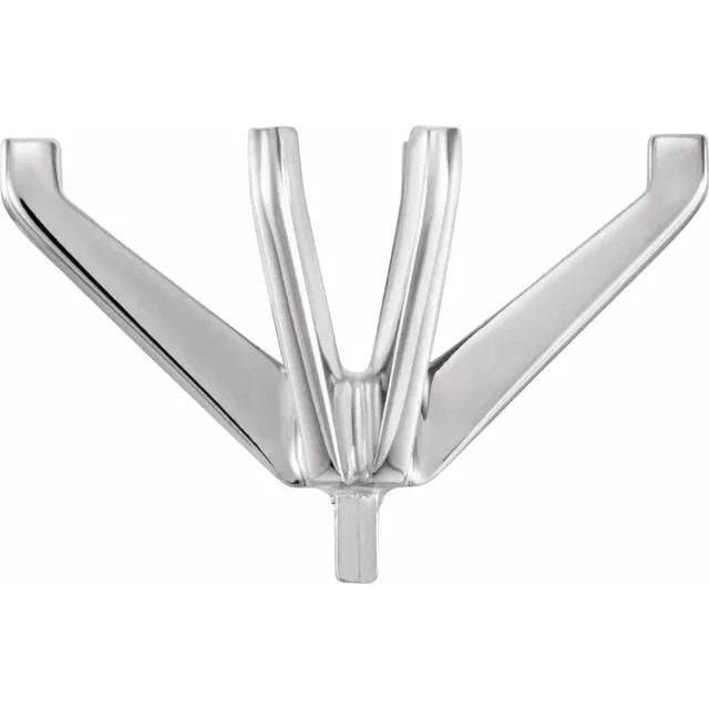 14K Gold or Platinum 6x3 mm Marquise 6-Prong Peg Setting