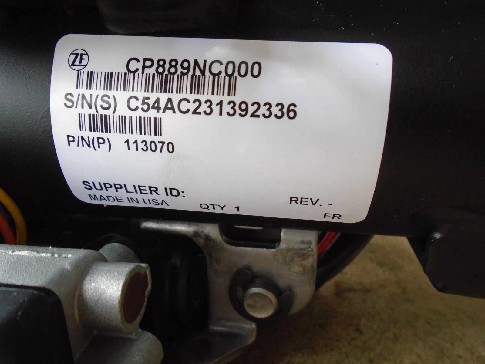 ZF Reax Electrically Assisted Steering Column 113070 NEW