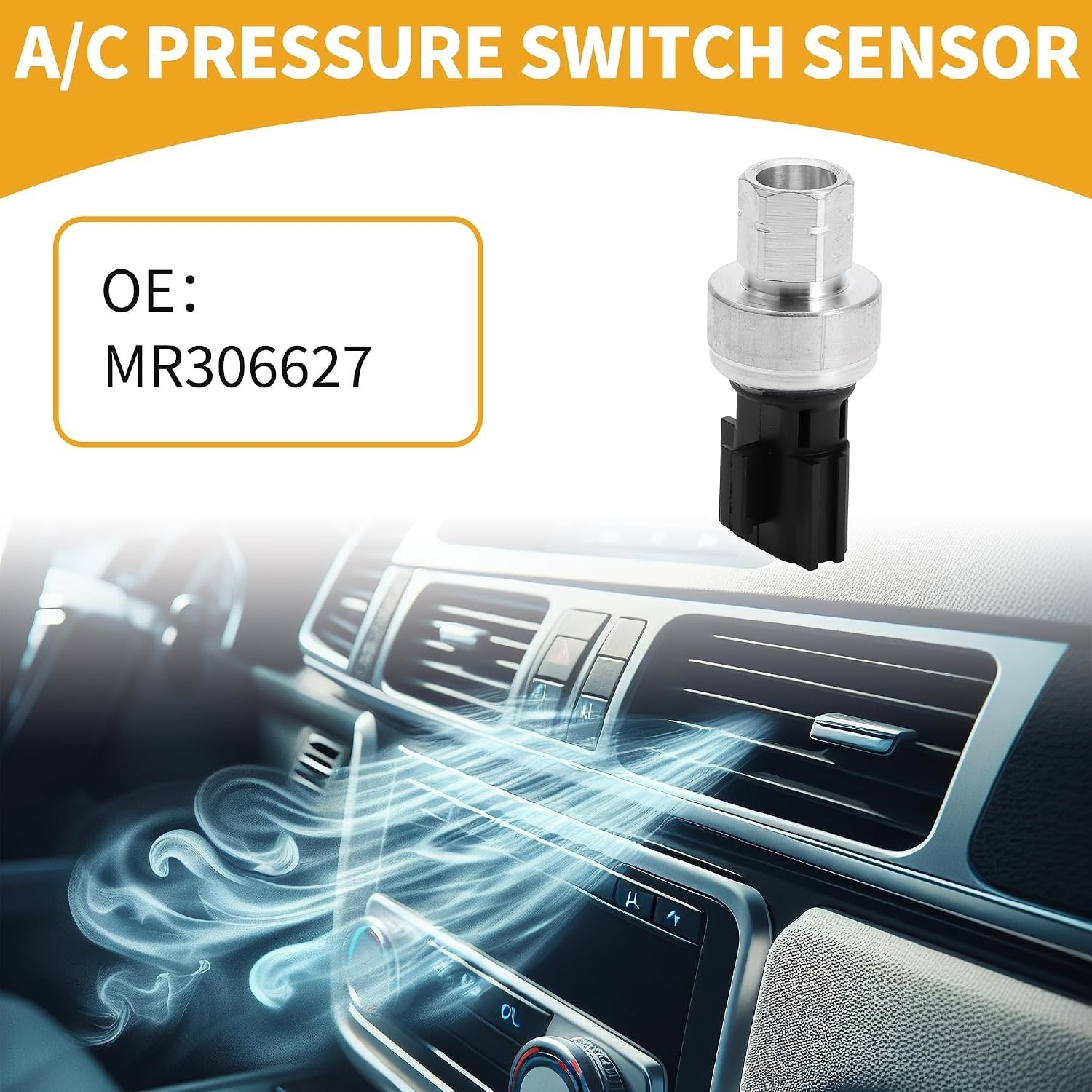 A/C Pressure Switch Sensor for Mitsubishi Lancer 2.0L 2008-2017