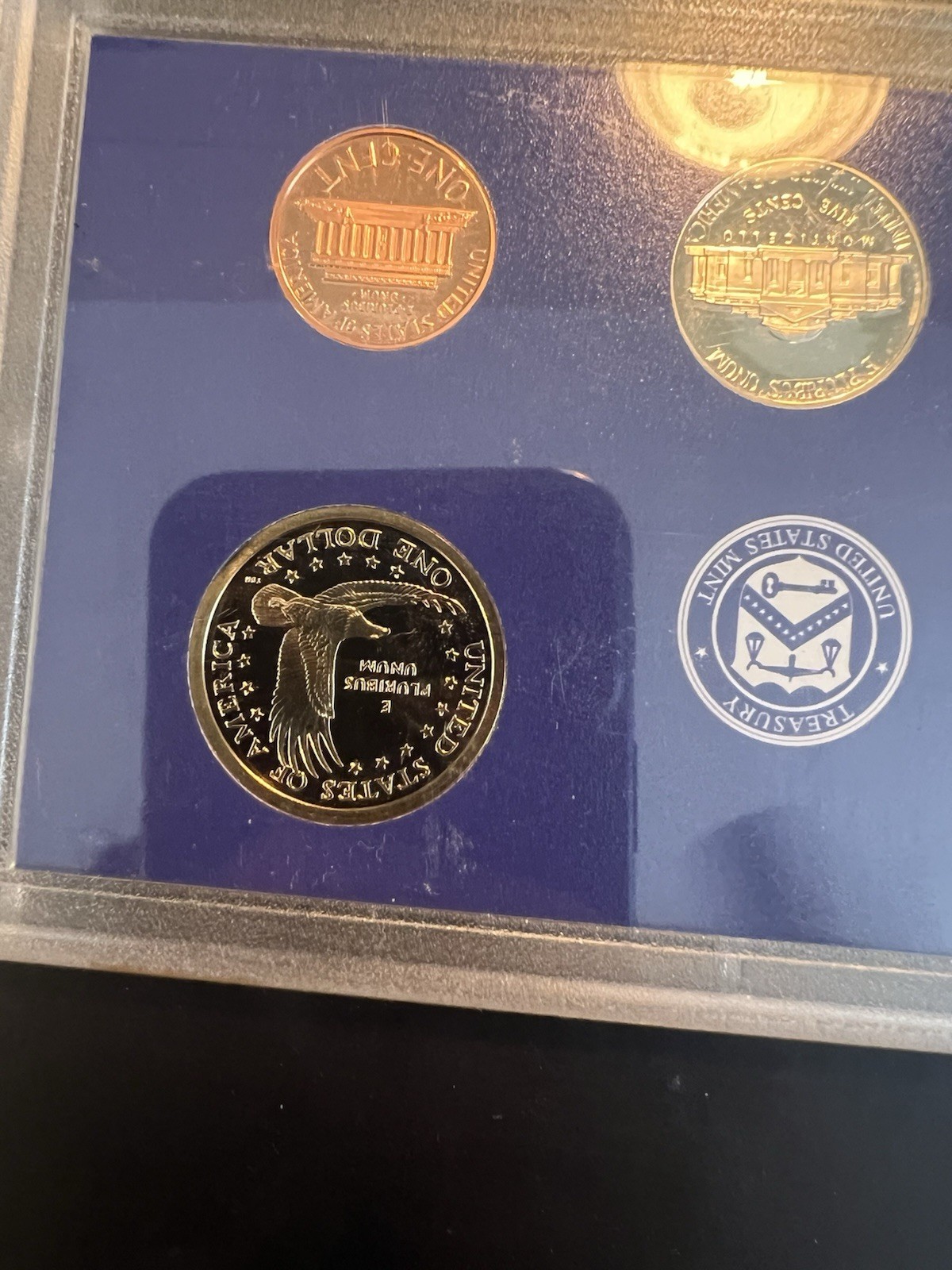 2002 United States Mint Proof Partial Set, No Original Govt Packaging and COA