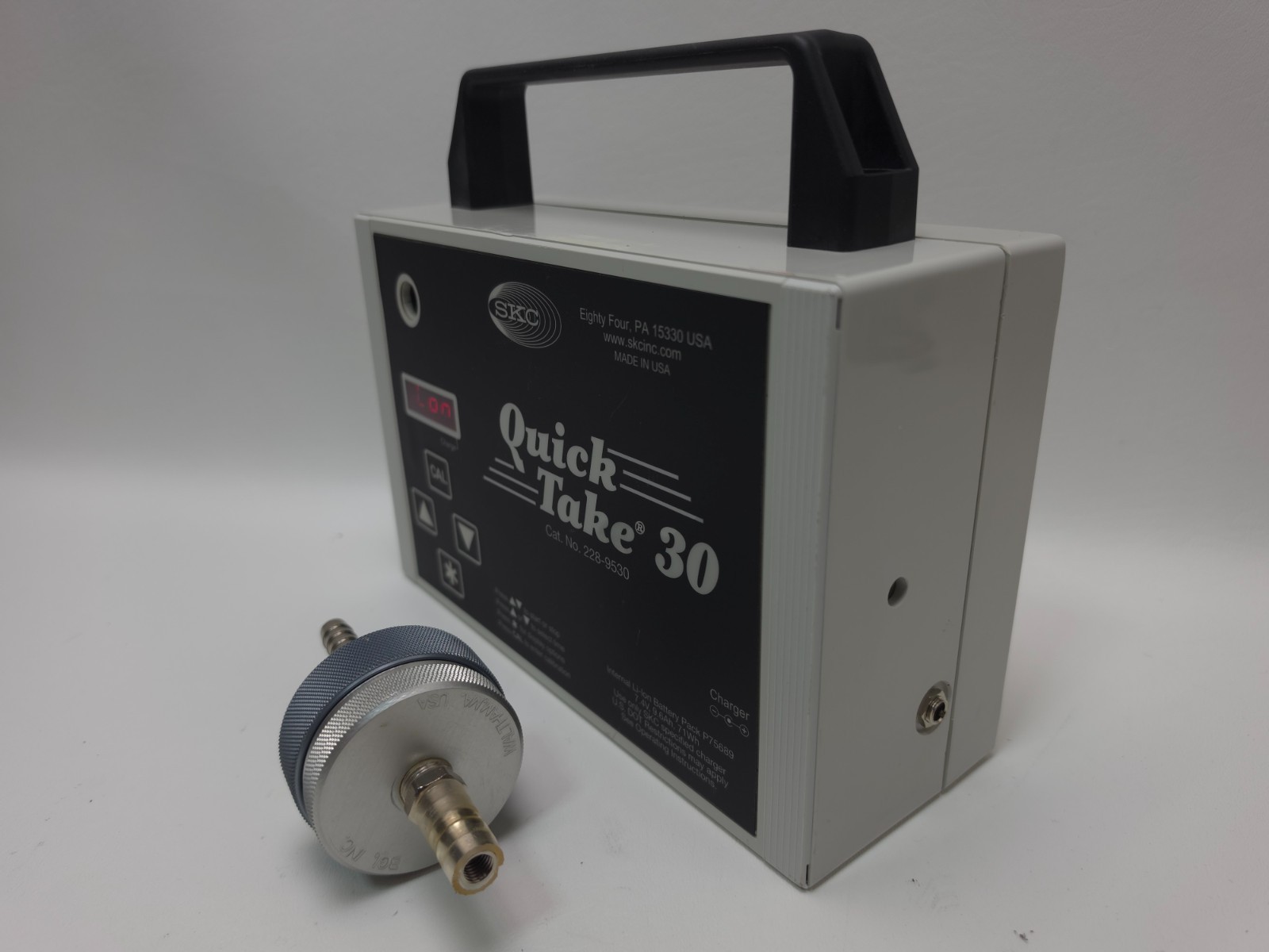 SKC Quick Take 30 228-9530 Air Sampler Sampling Pump & Filter Holder No Charger