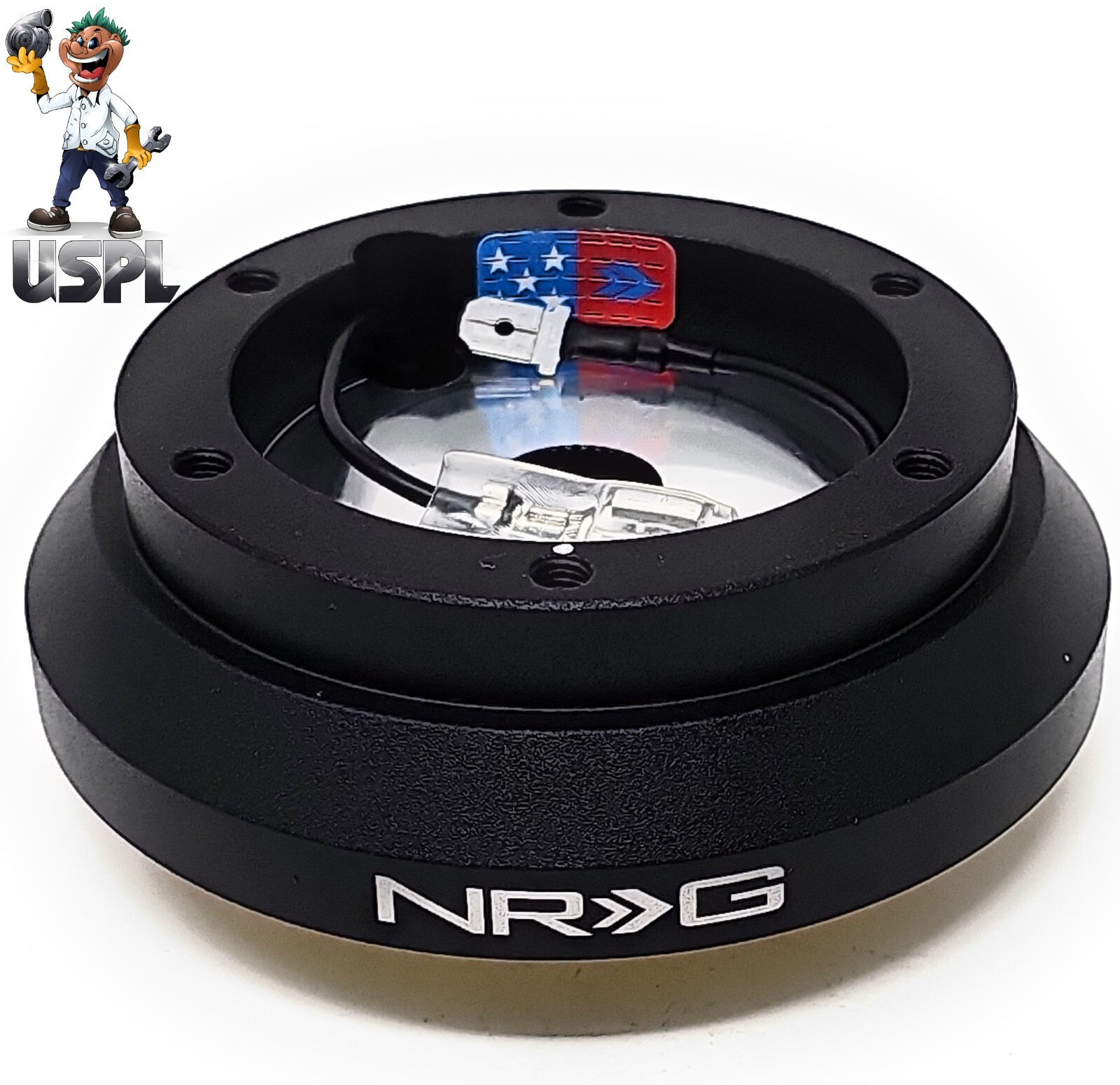 NRG Innovations Steering Wheel Short Hub Adapter SRK-100H + USPL Air Freshener