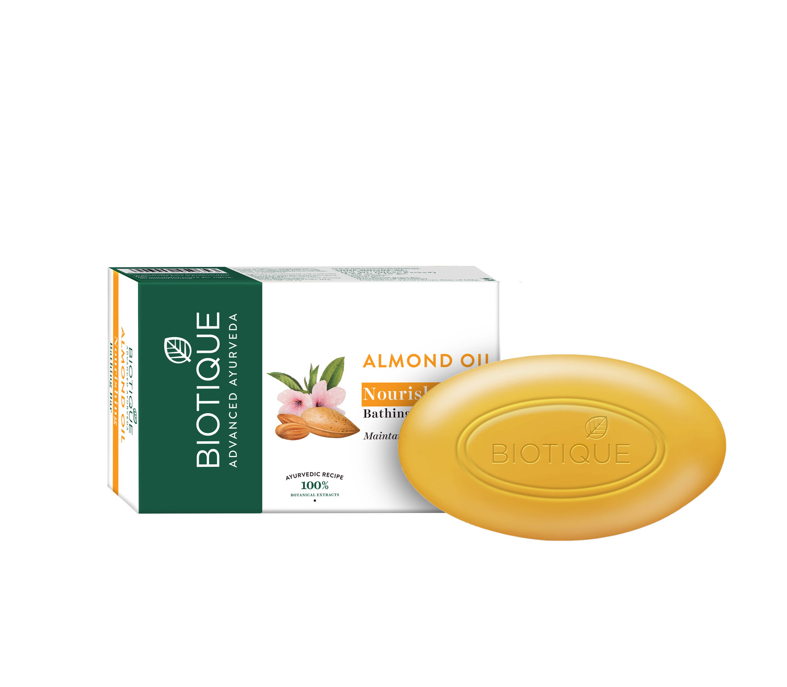 Biotique Bio Almond Oil Nourishing Body Soap 75gm (Pack of 3),
