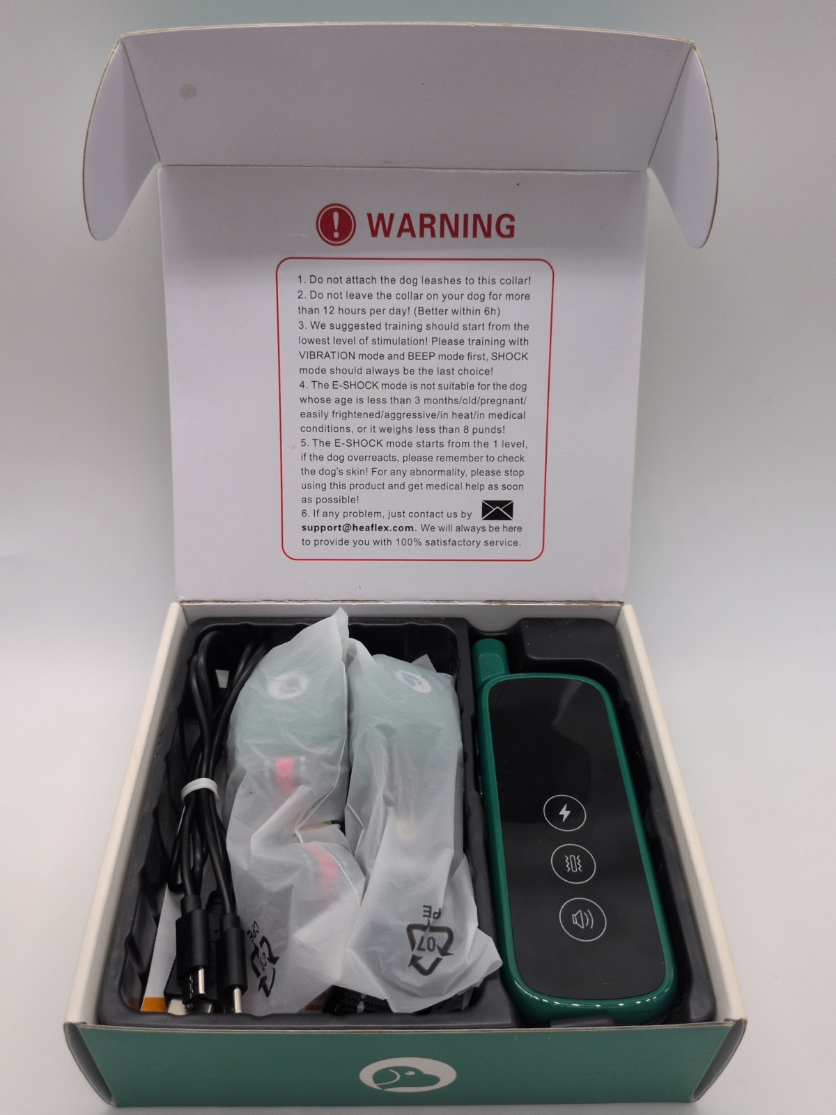 2 Heaflex Dog Training Collars - Three Training Modes