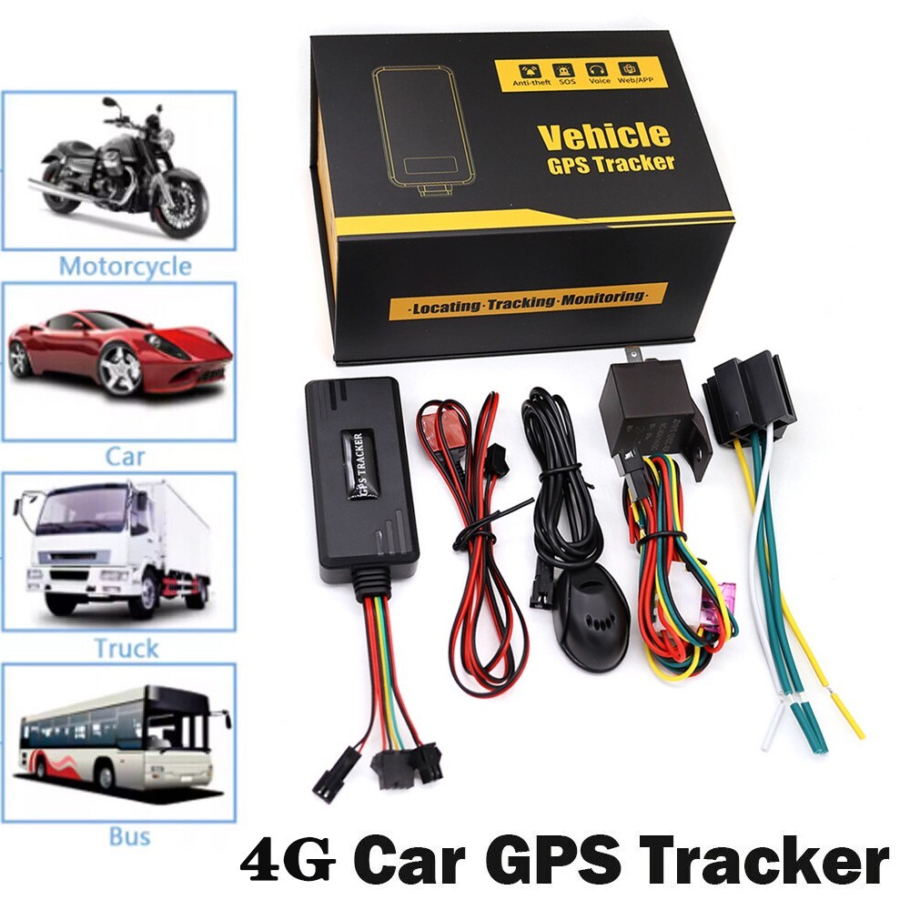 Car GPS Tracker 4G Real-time Tracking Anti Theft Device Remote Control Locator