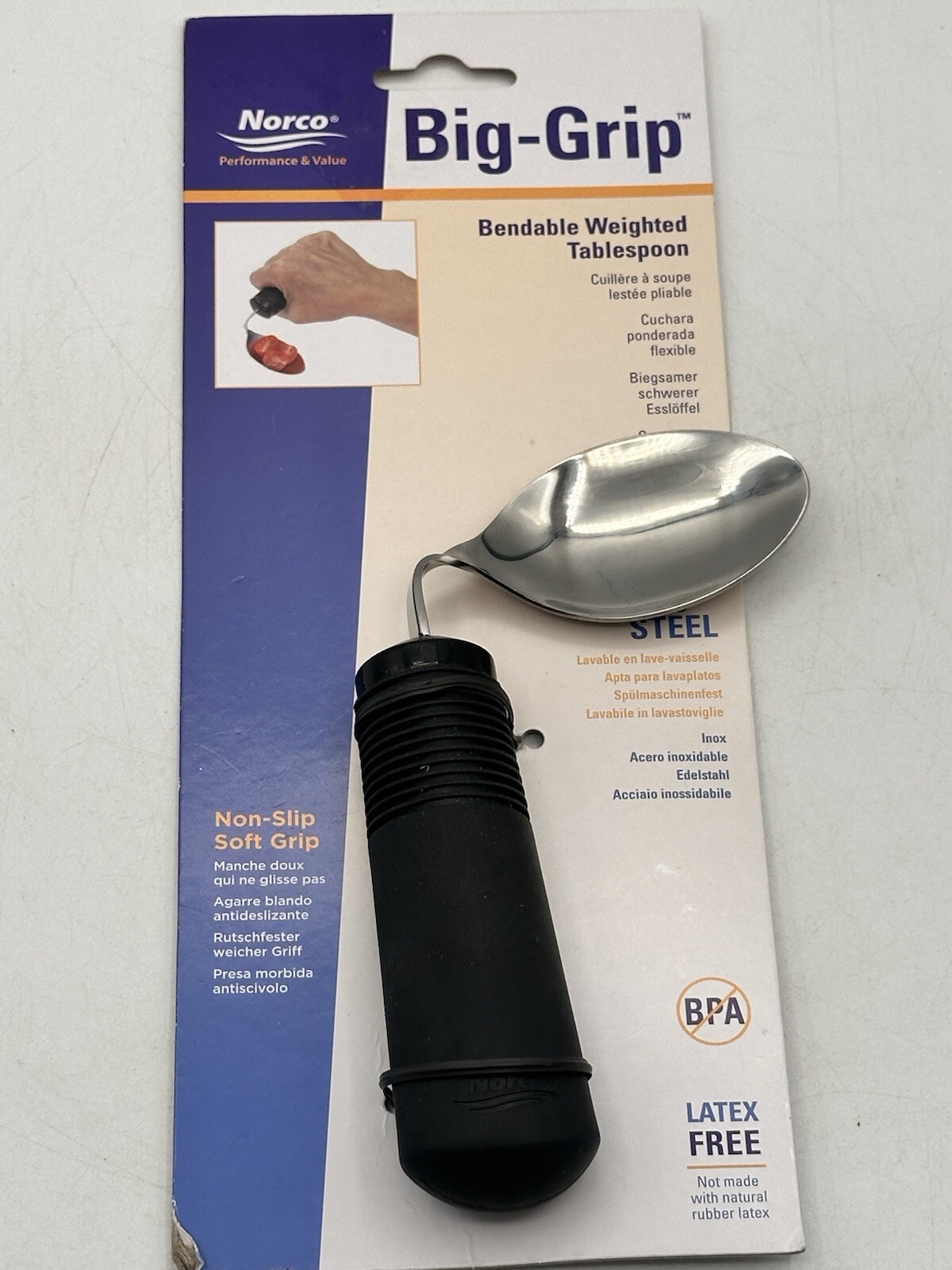 Norco Big Grip Bendable Weighted Tablespoon New
