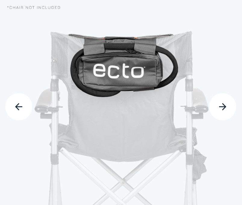 Ecto Cooling Chair TOPR - Standard Length (36”x16”) Ice Water circulating