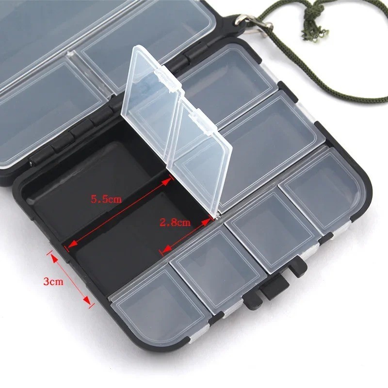 Double-Sided Fishing Tackle Box