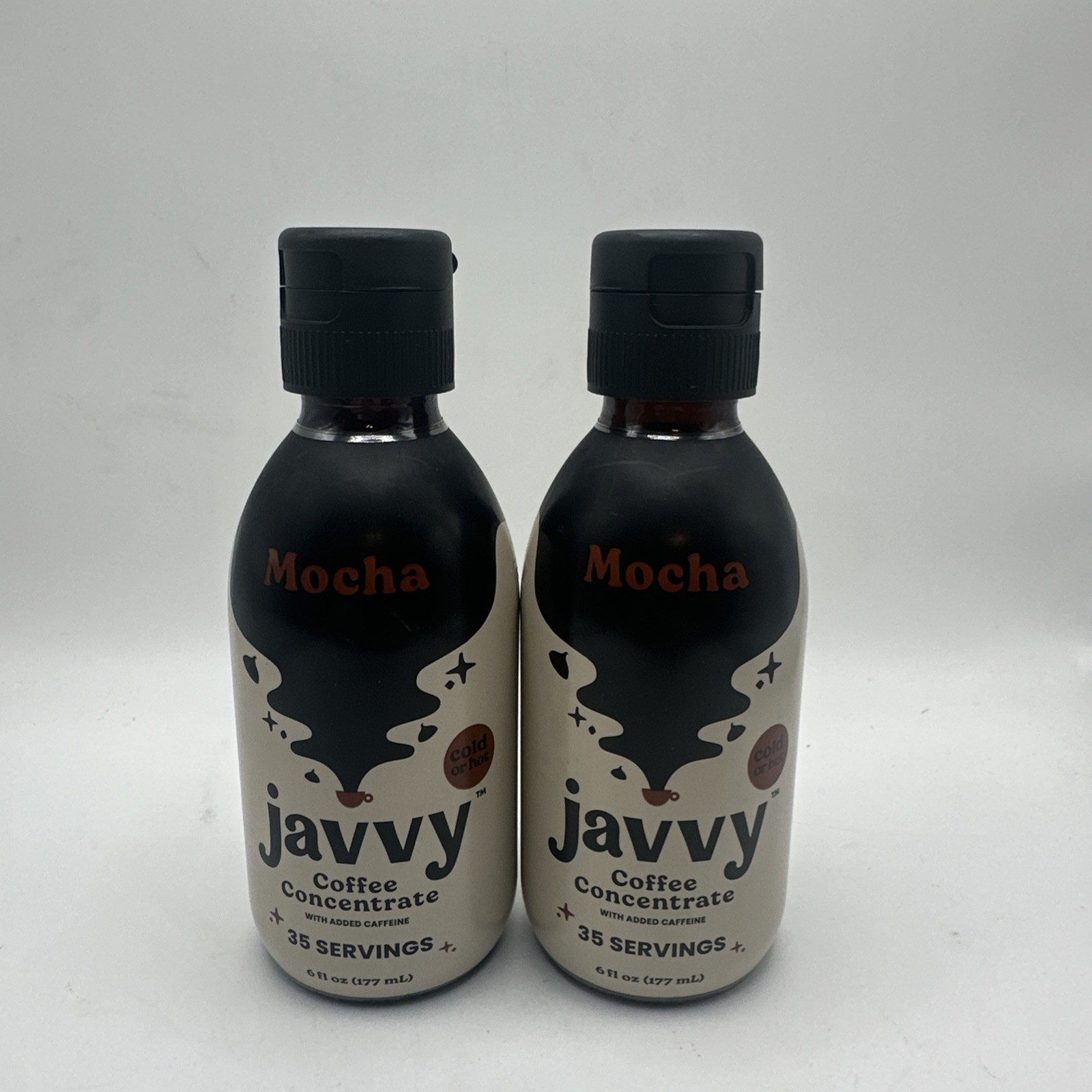 Lot of 2 Javvy Mocha Coffee Concentrate 35 Servings 6oz