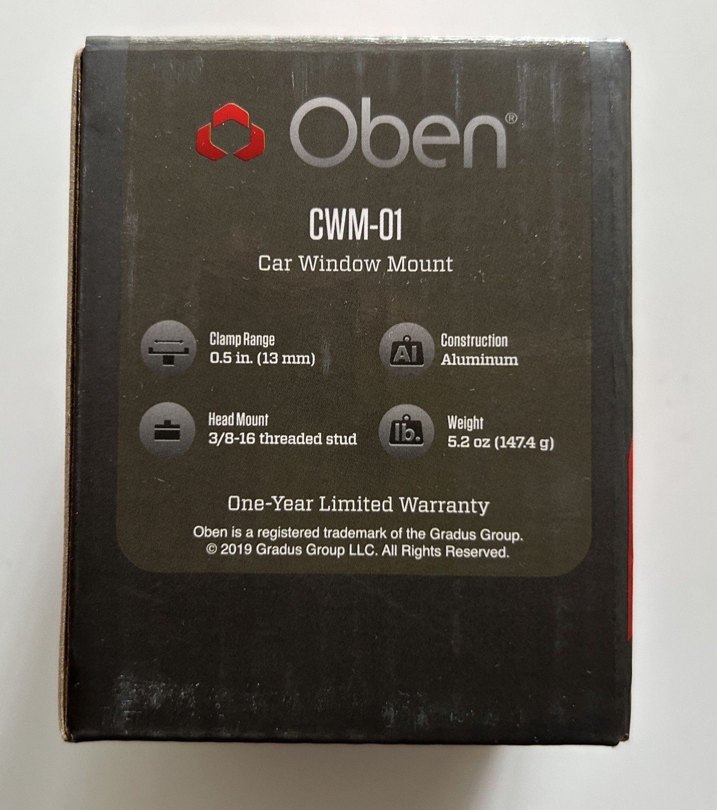 OBEN Car Window Mount for camera, telescope, etc. BRAND NEW - box never opened