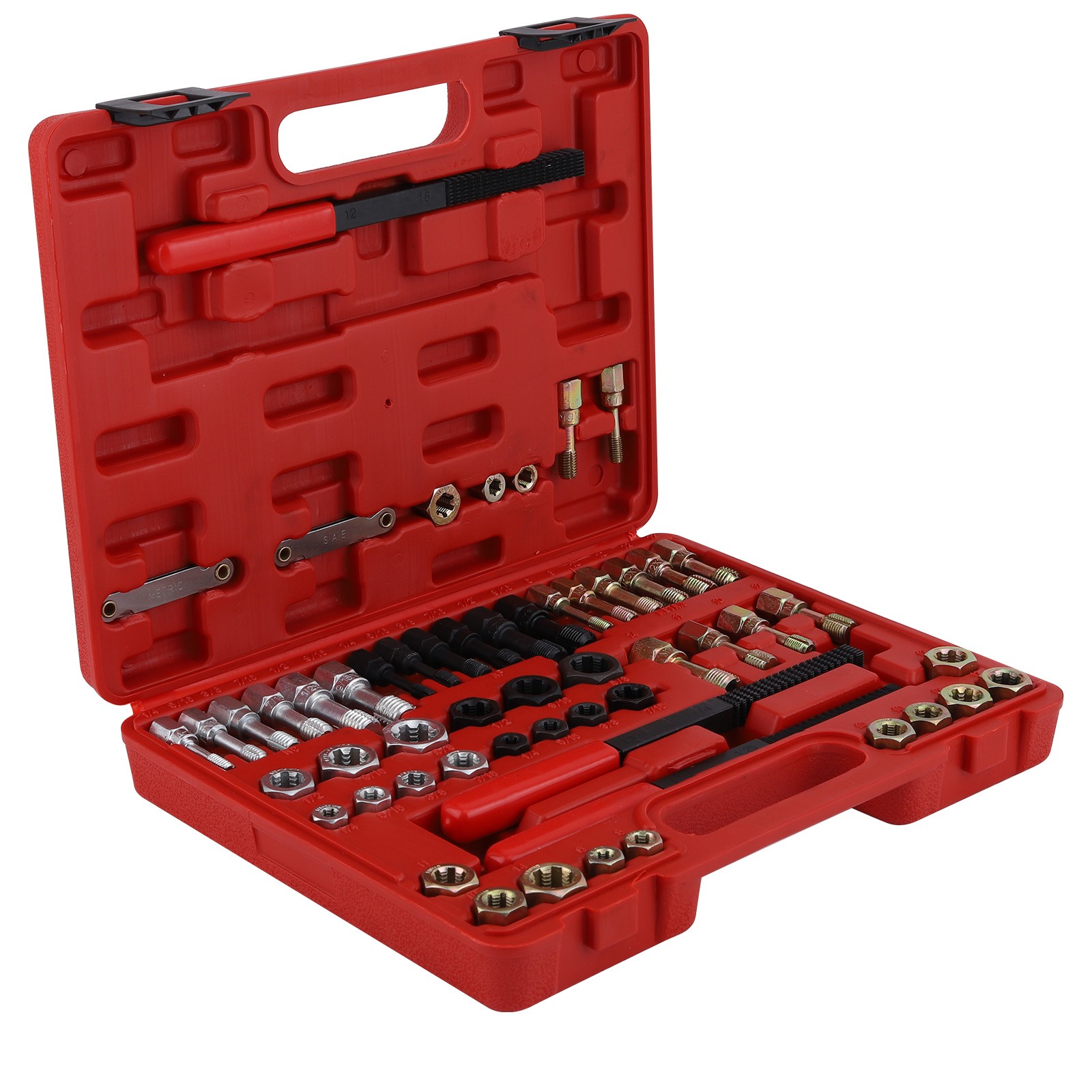 New Thread Restorer Kits Rethread Repair Tool UNC UNF & MetricThread Chaser 56pc