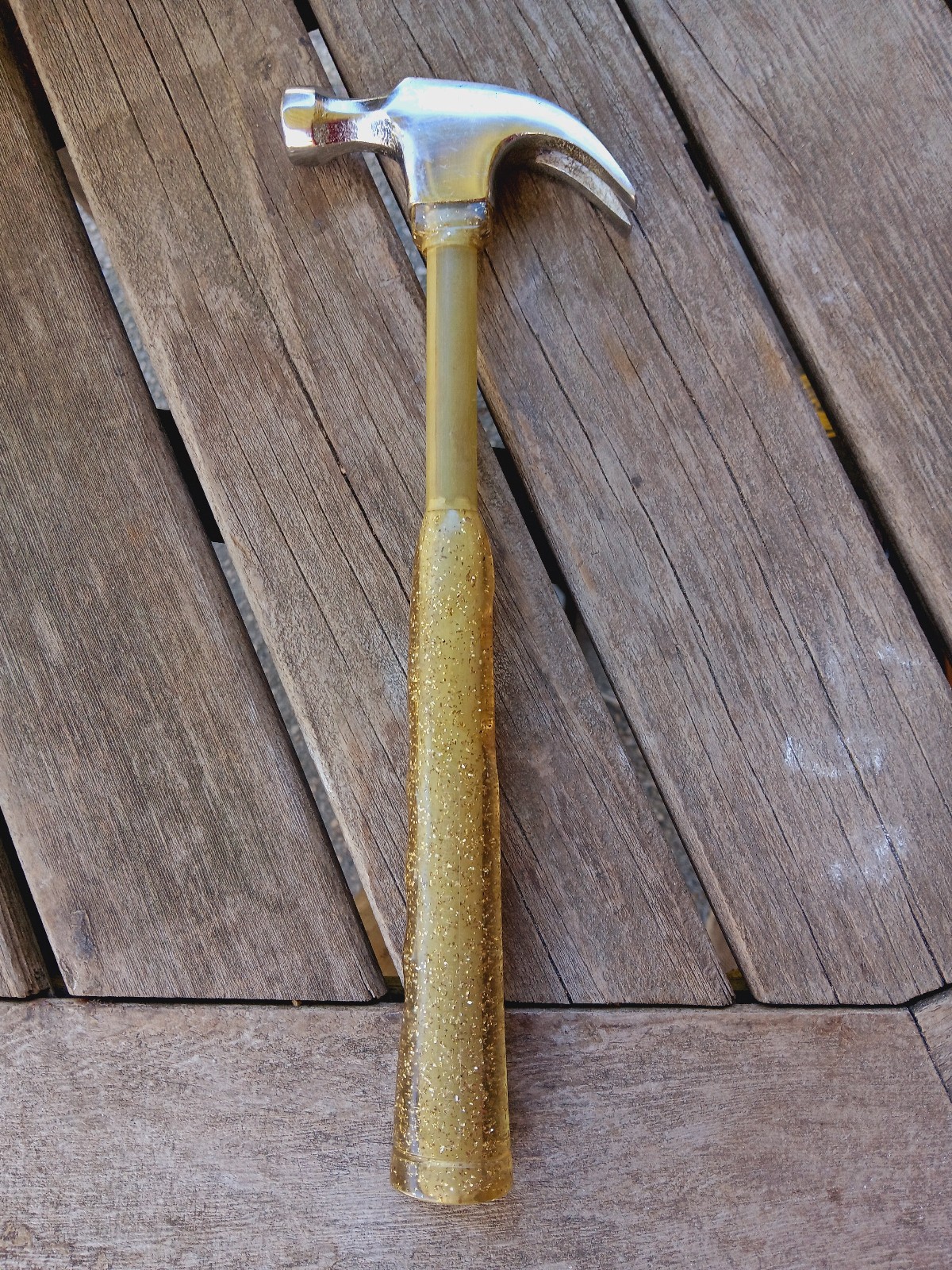 Vintage BET'R GRIP D170 Claw Hammer Glitter Chrome Plated Diligent Duchess Proto