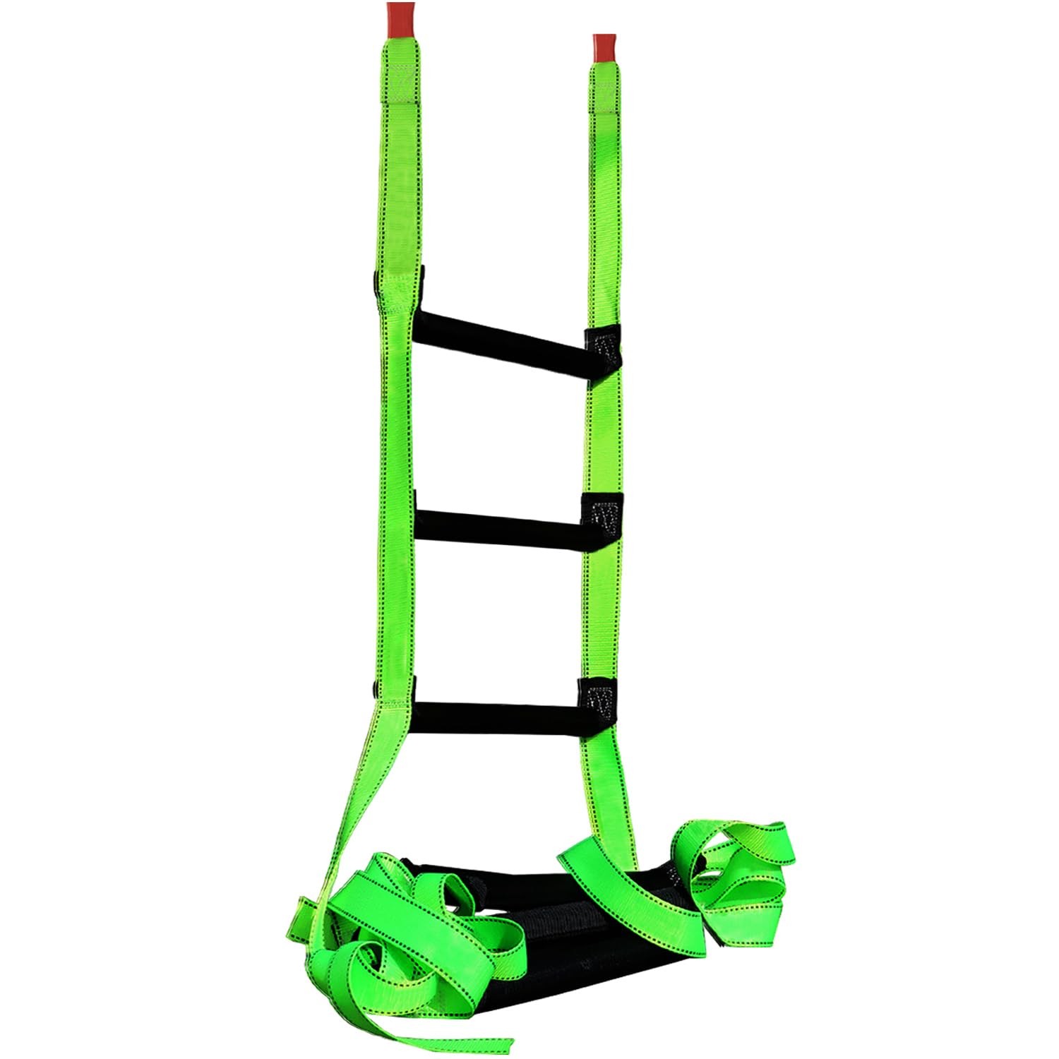 CRAYZA Fire Escape Ladder, 10 Feet Portable Safety Rope Ladder 10 feet, Green