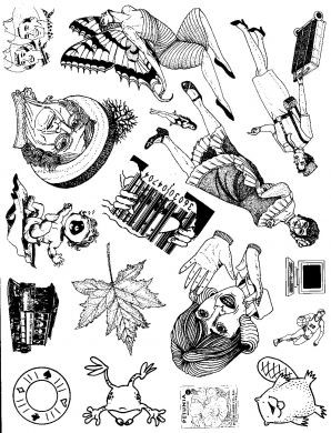 Unmounted Rubber Stamp Plate, Unmounted/Uncut Pink Rubber Stamps