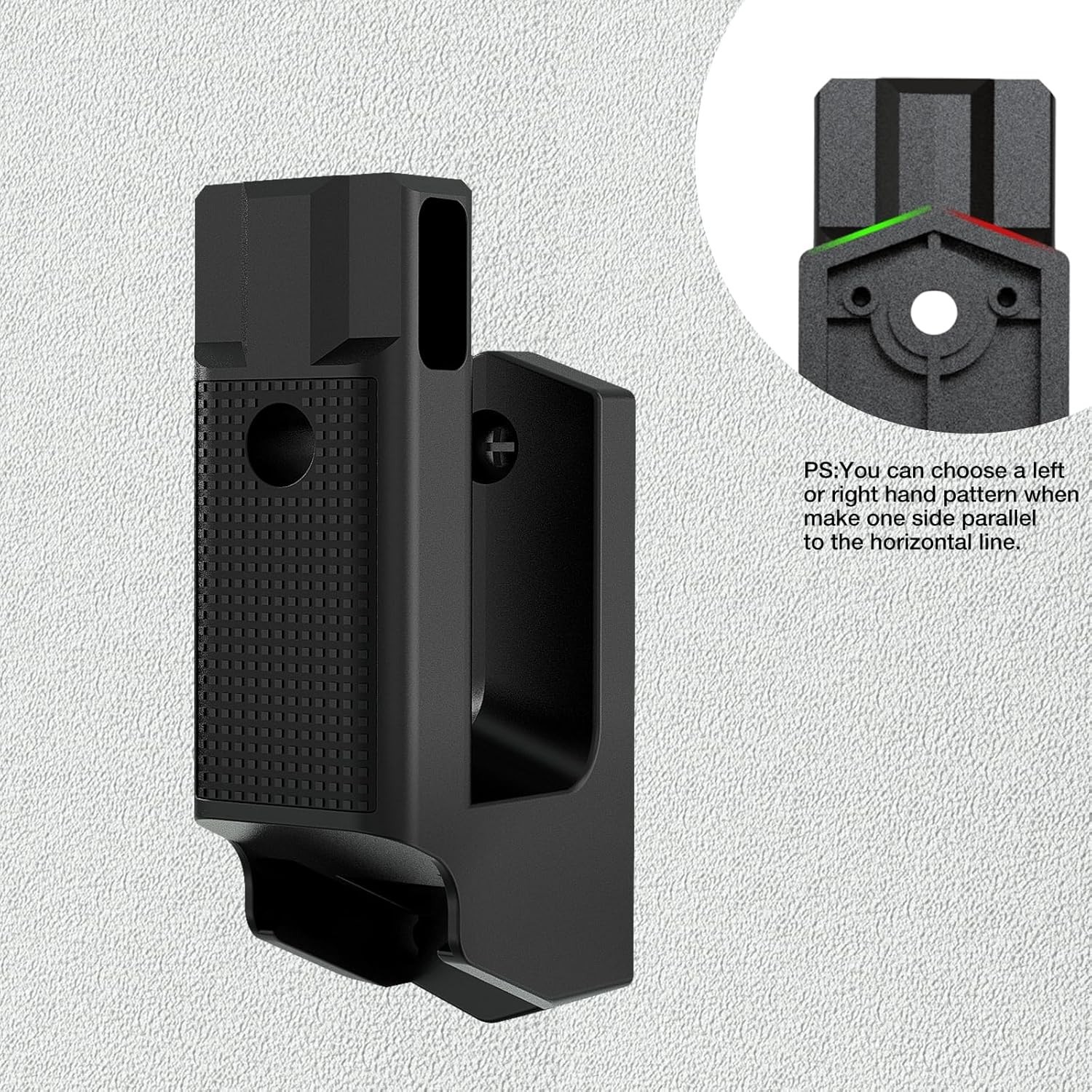 Versatile Low Profile Glock Gun Mount with Mag Holder – Secure Storage Solution