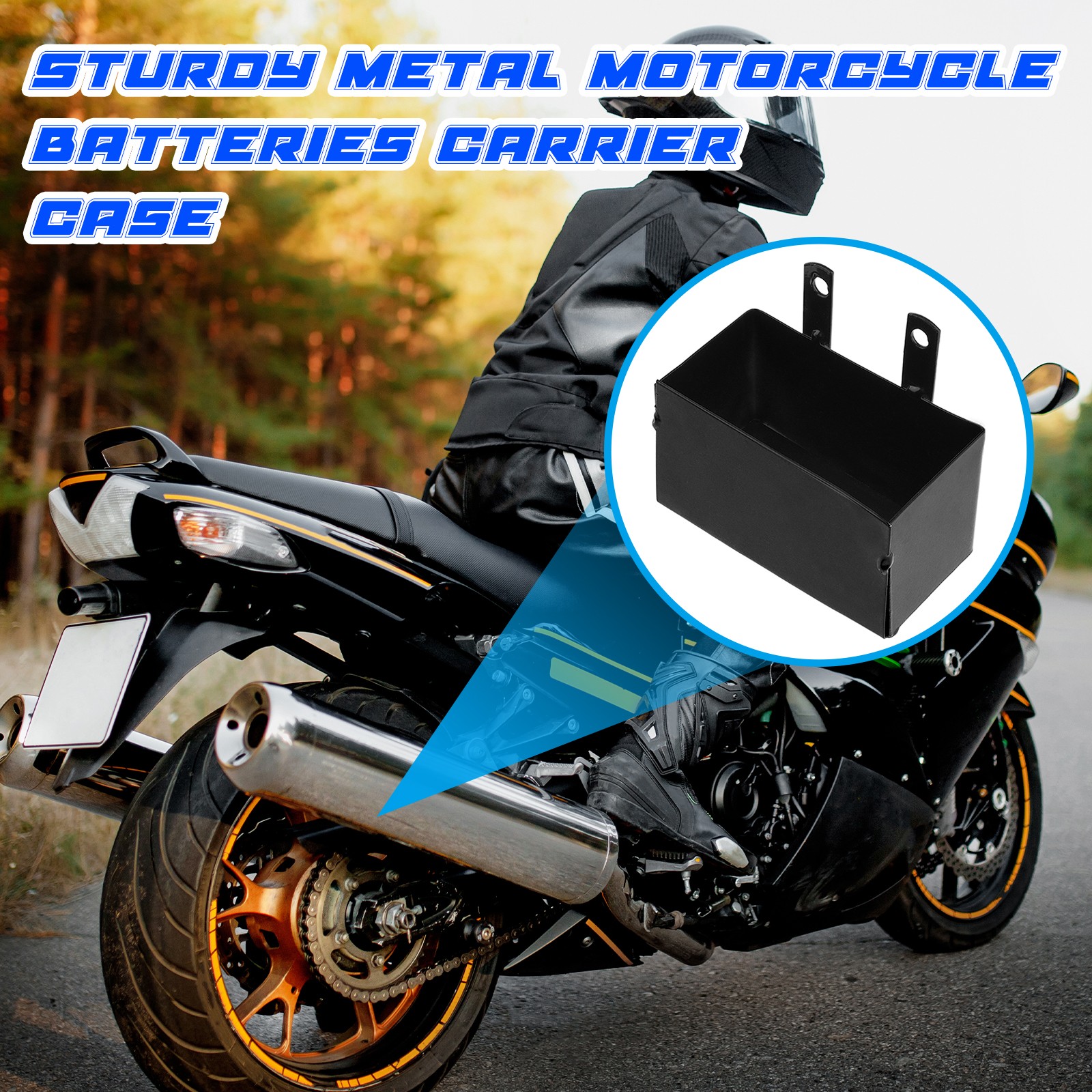 Battery Storage Carrier Case For 50cc 70cc 110cc
