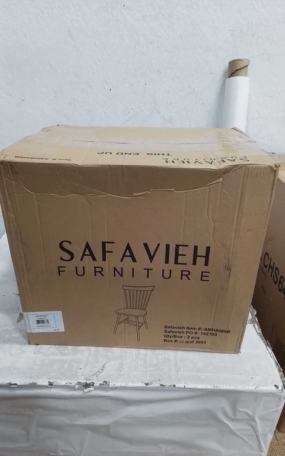 Safavieh PARKER SPINDEL SIDE CHAIR, Reduced Price 2172732449 AMH8500B