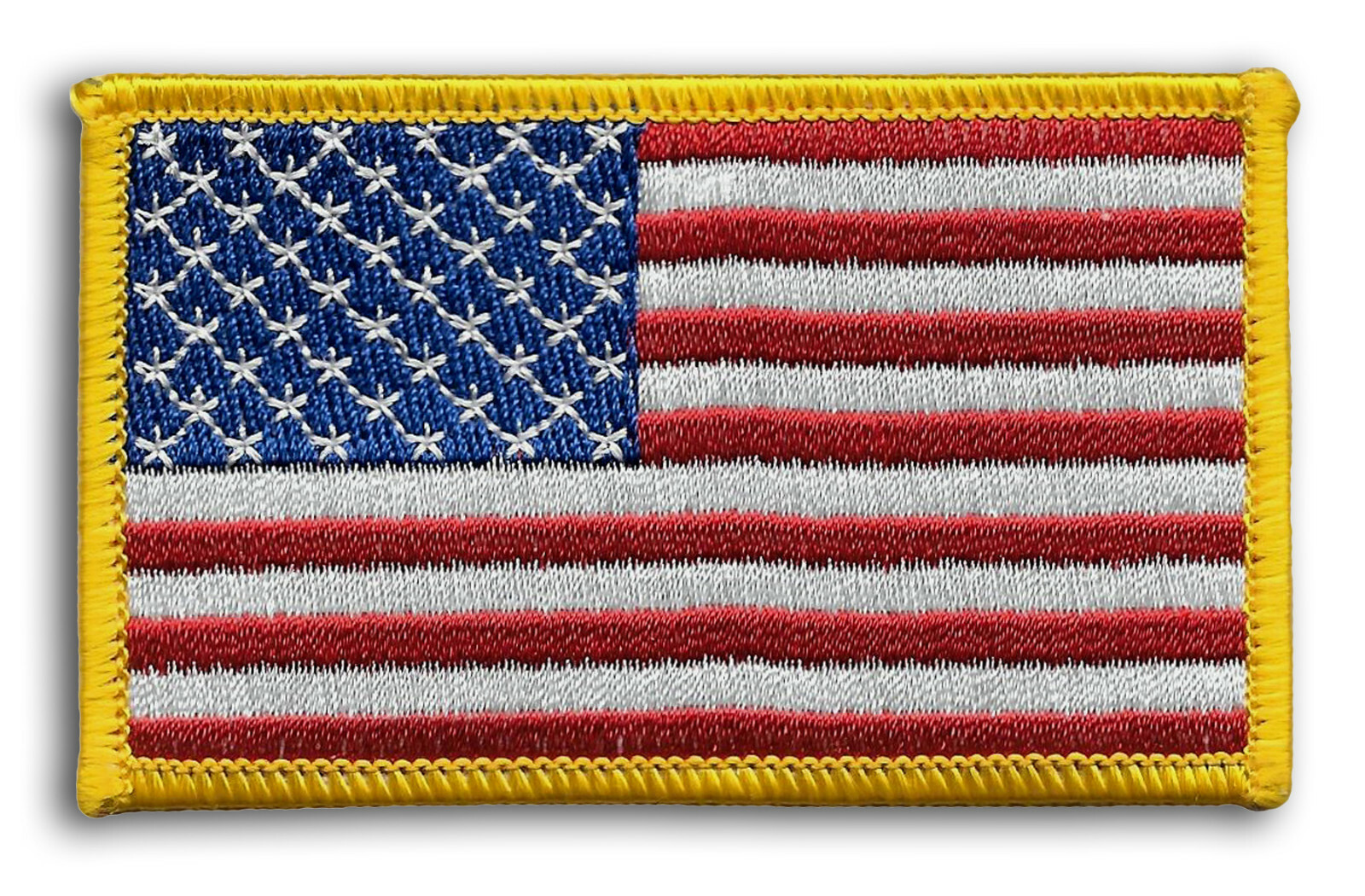 United States of America Flag Patch 3 1/2" x 2" (c)