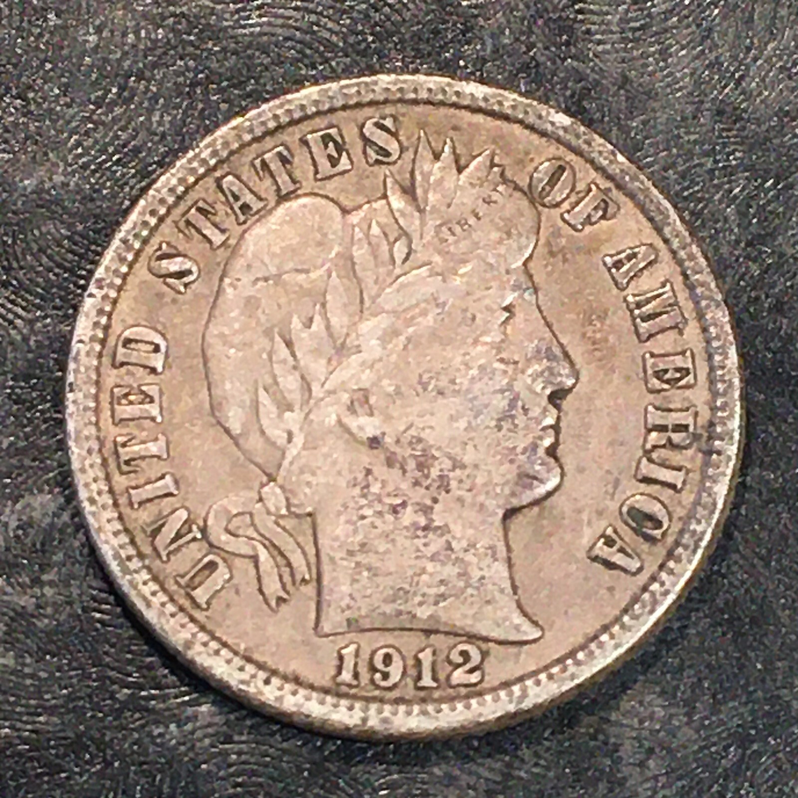 1912-D Barber Dime Nice High Detail Circulated #5835