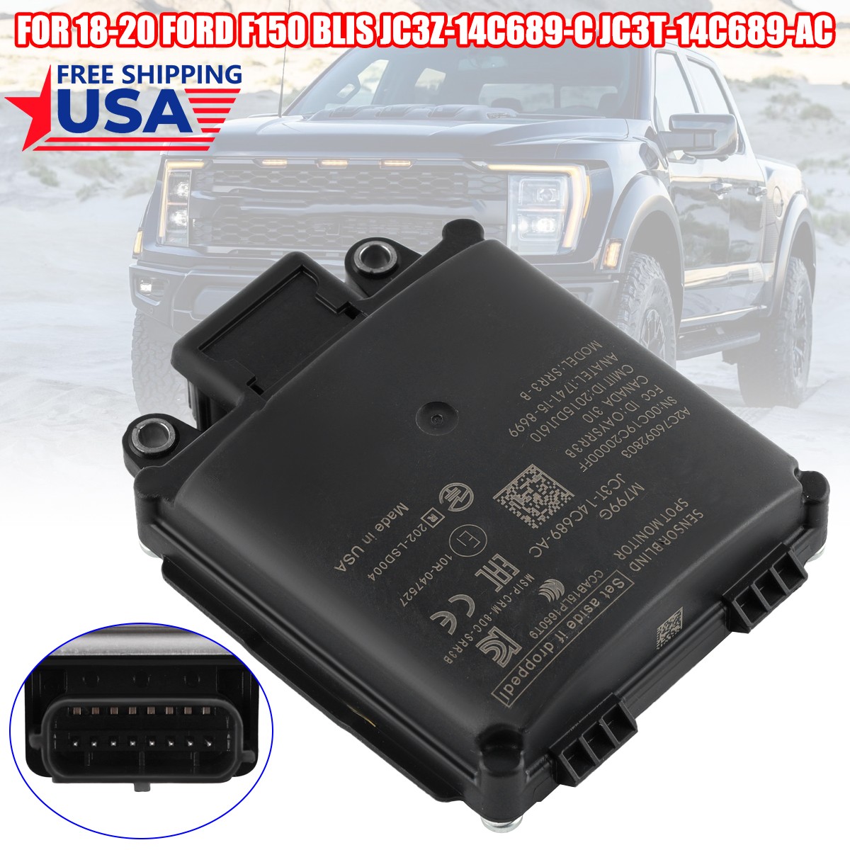 OEM Blind Spot Monitor Sensor Module For Ford F150 F250SD F350SD JC3T-14C689-AC