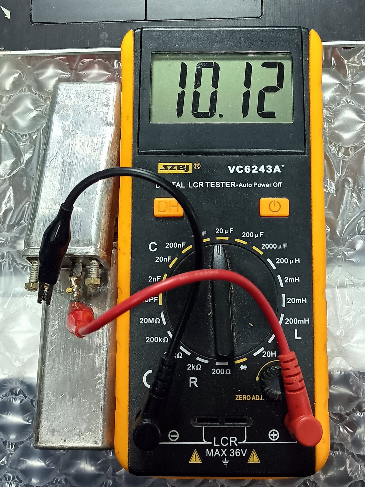 Matched pair Western Electric 513C 10uF capacitor