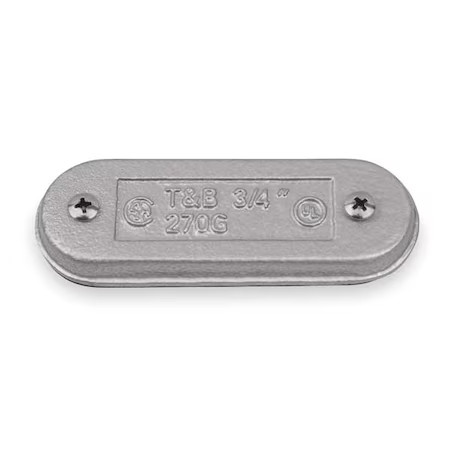 Abb 370S Conduit Body Cover, 1 In., Clip On