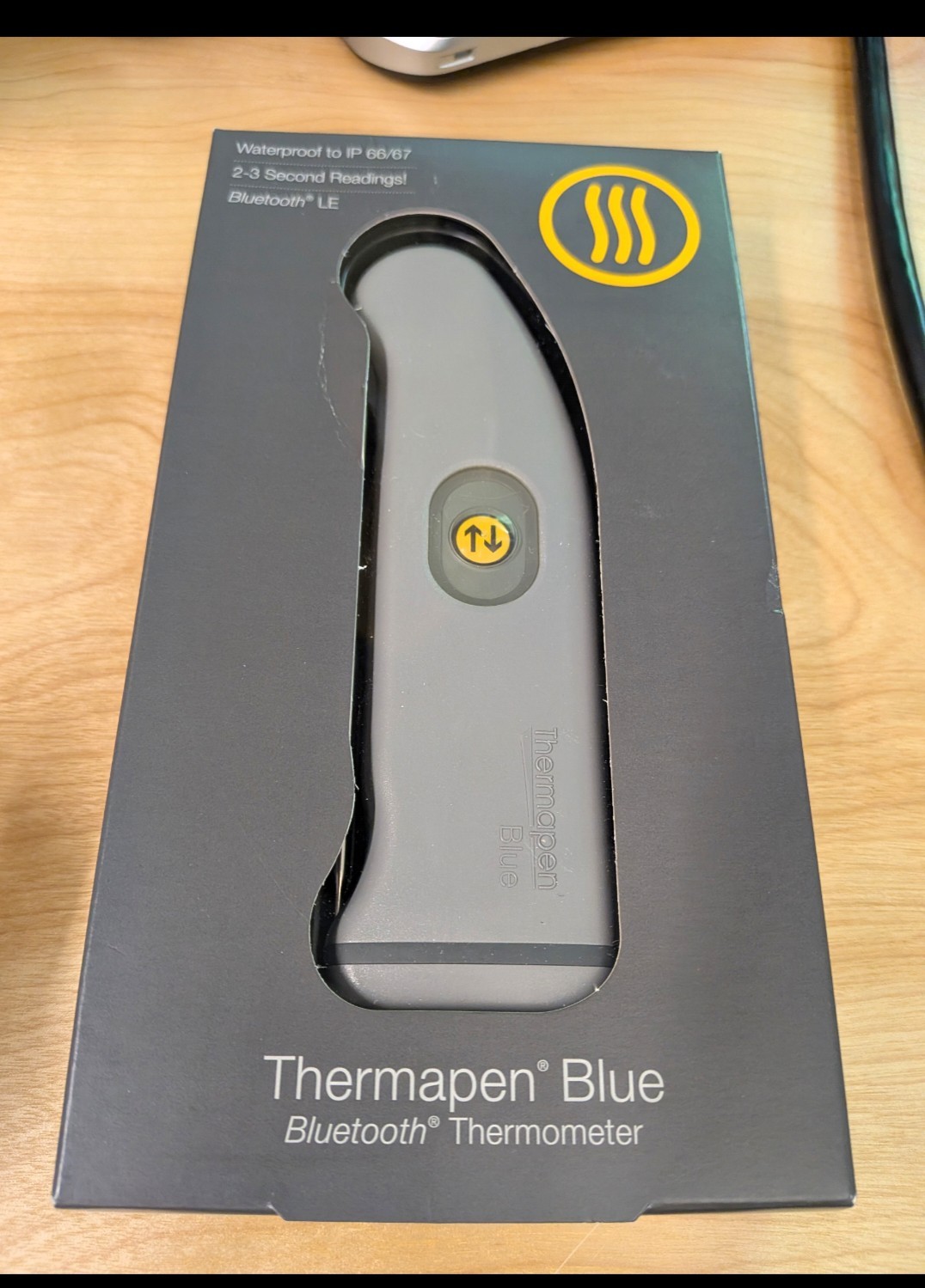 ThermoWorks Thermapen Blue Digital Instant Read Thermocouple Thermometer White