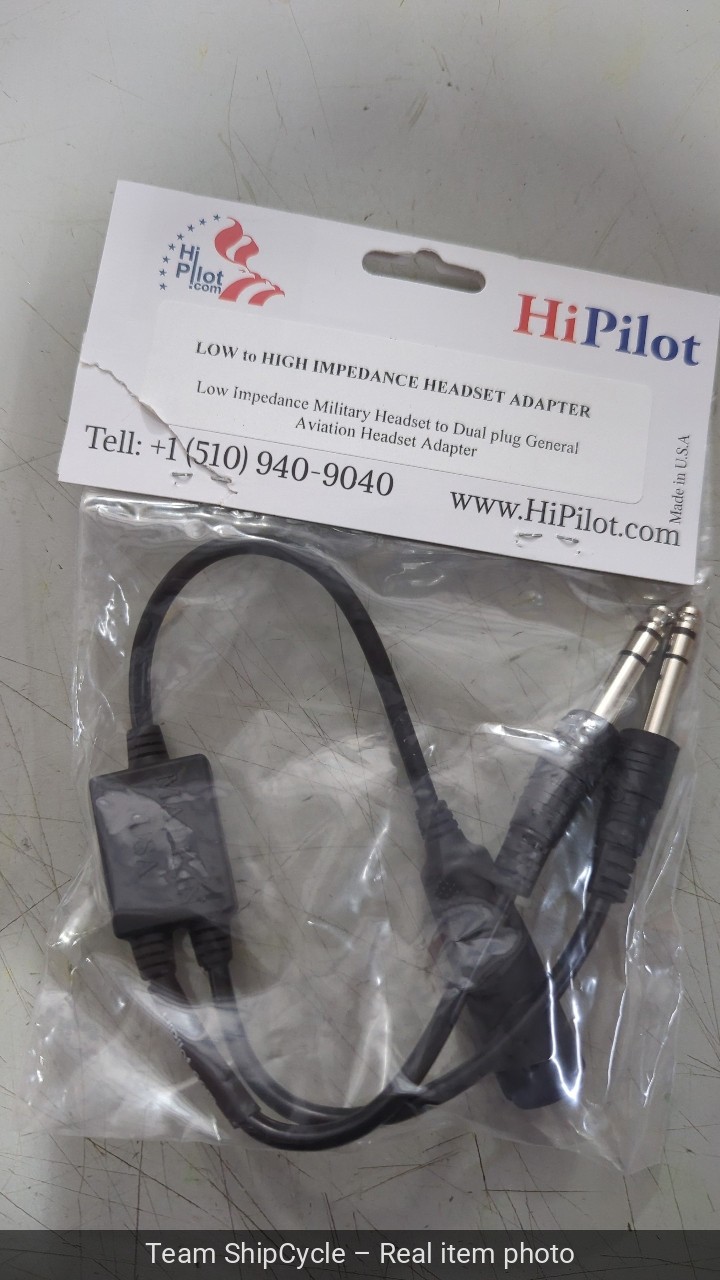 Low to High Impedance Headset Converter Military Headset To General Avia G1N