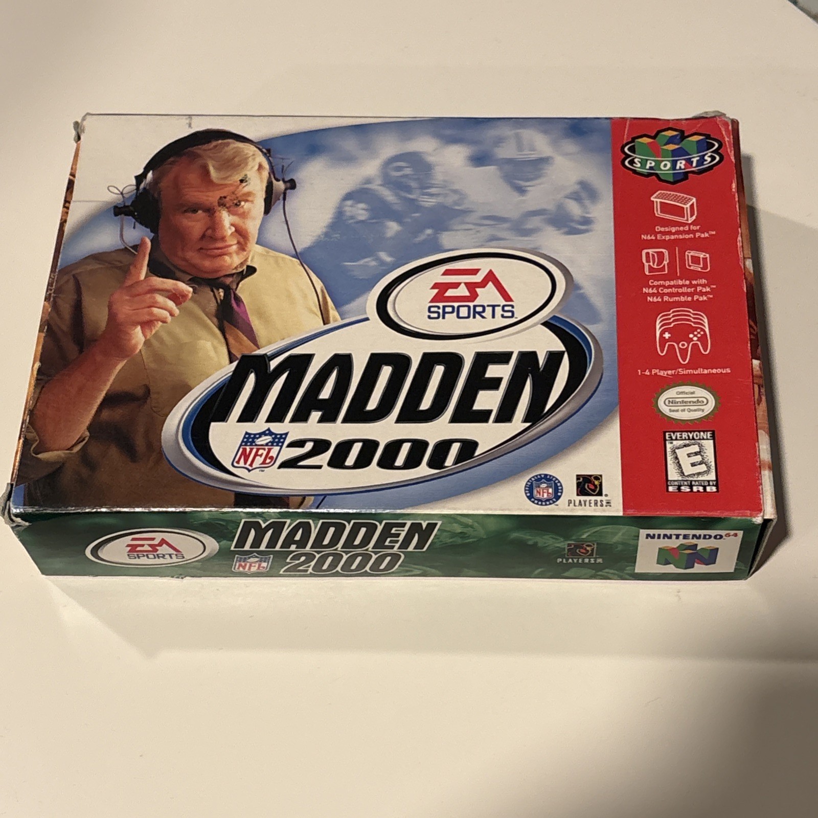 Madden NFL 2000 (Nintendo 64 | N64) Authentic BOX and Inserts ONLY Football