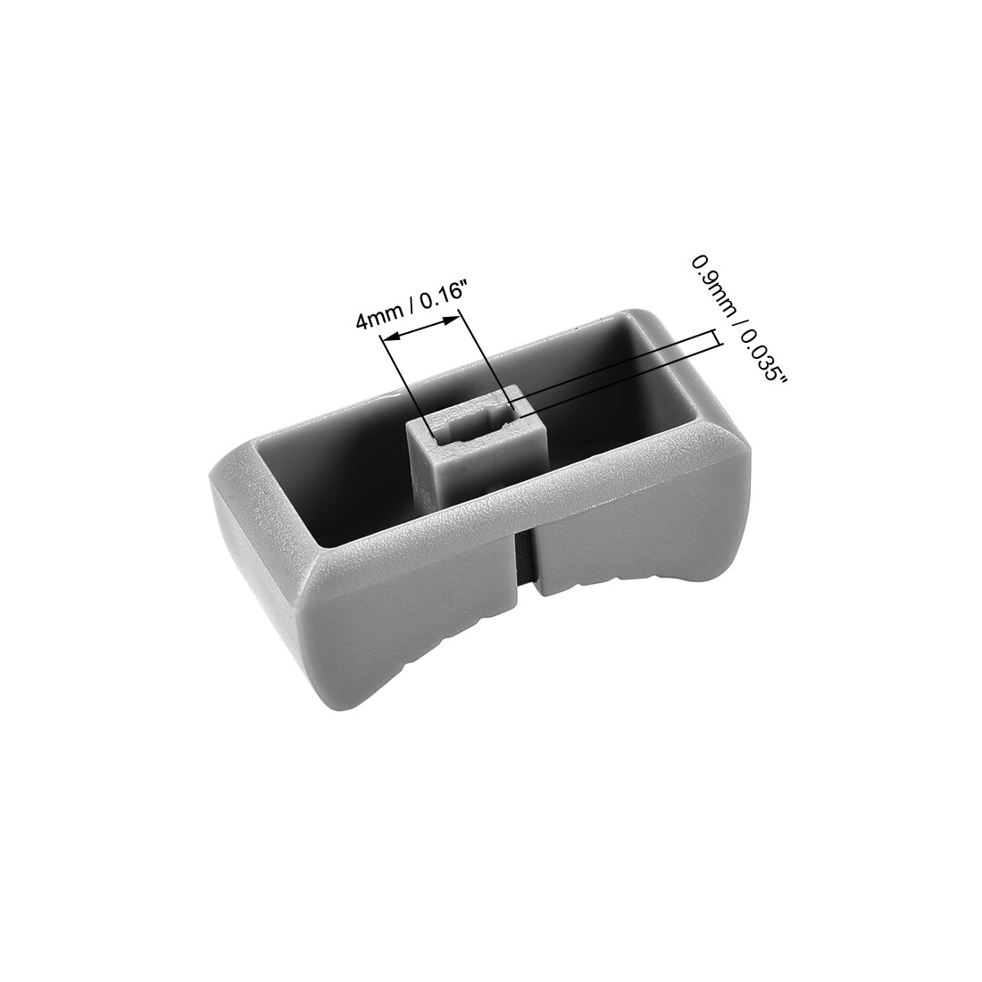 20pcs Console Mixer Slider Fader Knobs Replacement for Potentiometer Gray