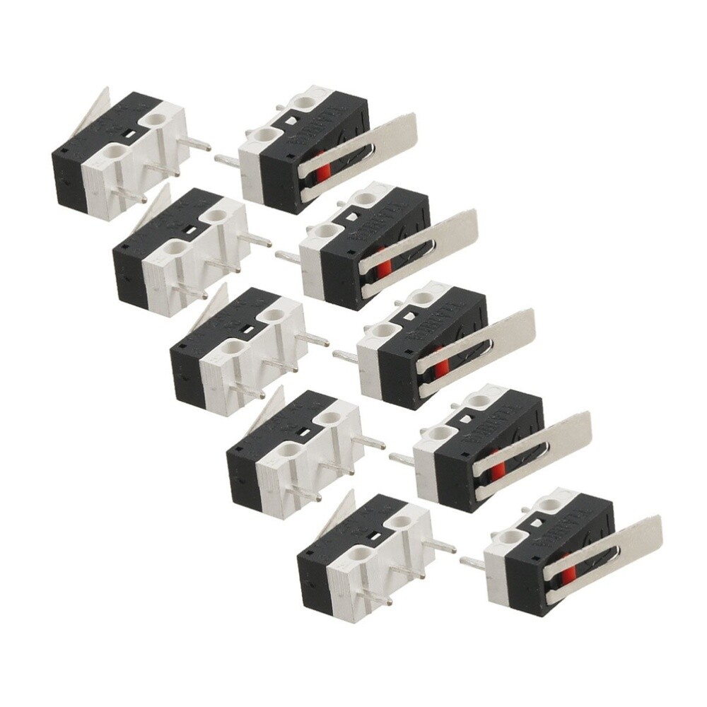 10 Pcs Micro Switch Useful Portable Micro Switch 2A 125V Bedroom Home