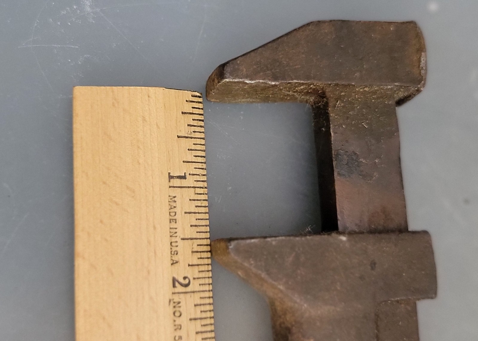 VINTAGE W & B CO. 8" ADJUSTABLE MONKEY WRENCH