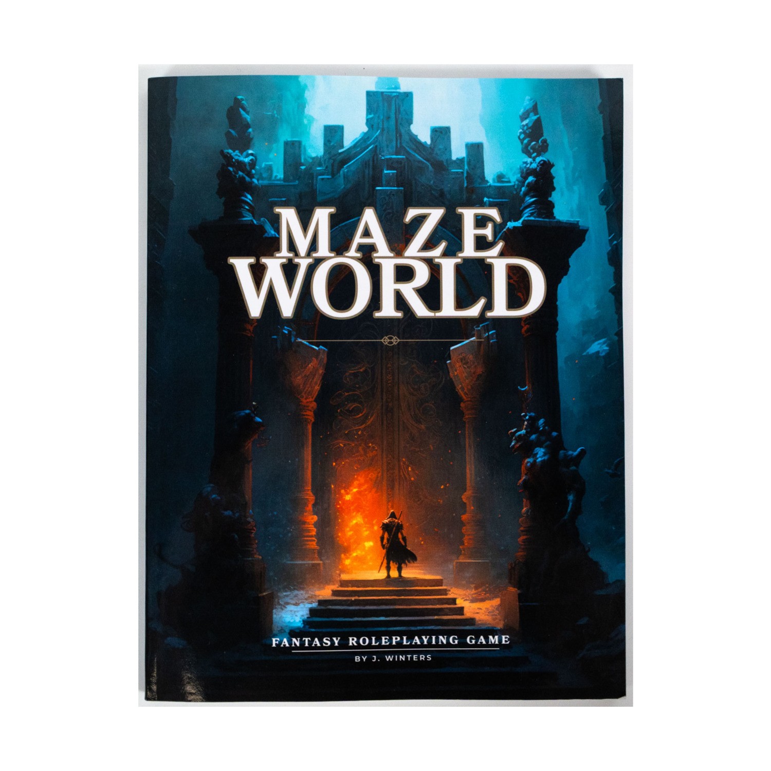 Jasper Wint RPGs  Maze World - Fantasy Roleplaying Game (POD, Standard Col VG+