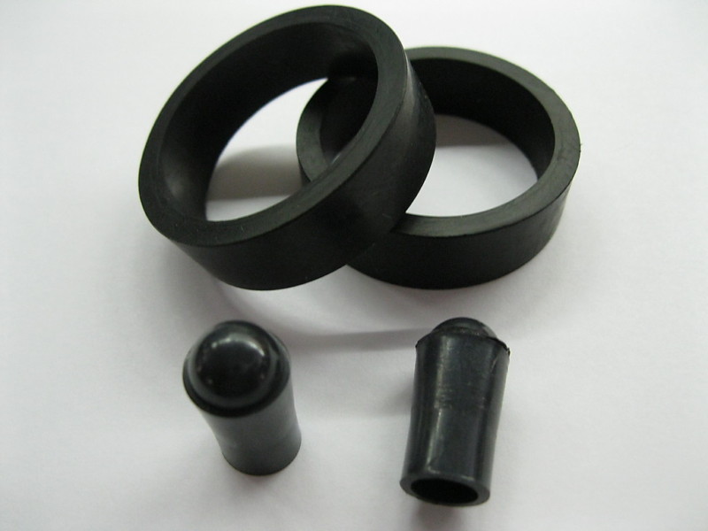 2 BLACK FLIPPER RUBBER RINGS PREMIUM 1-1/2" x 1/2" w/ 2 FREE Black Tips