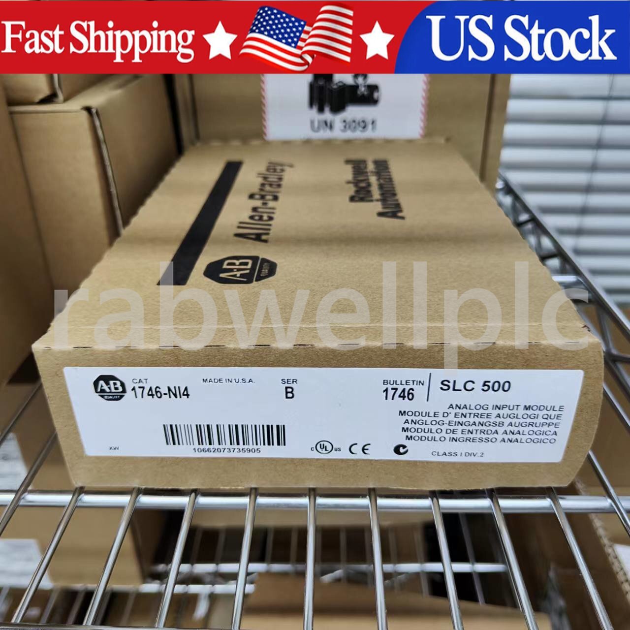 New Factory Sealed 1746-NI4 Allen-Bradley SLC 500 Analog Input Module 1746NI4